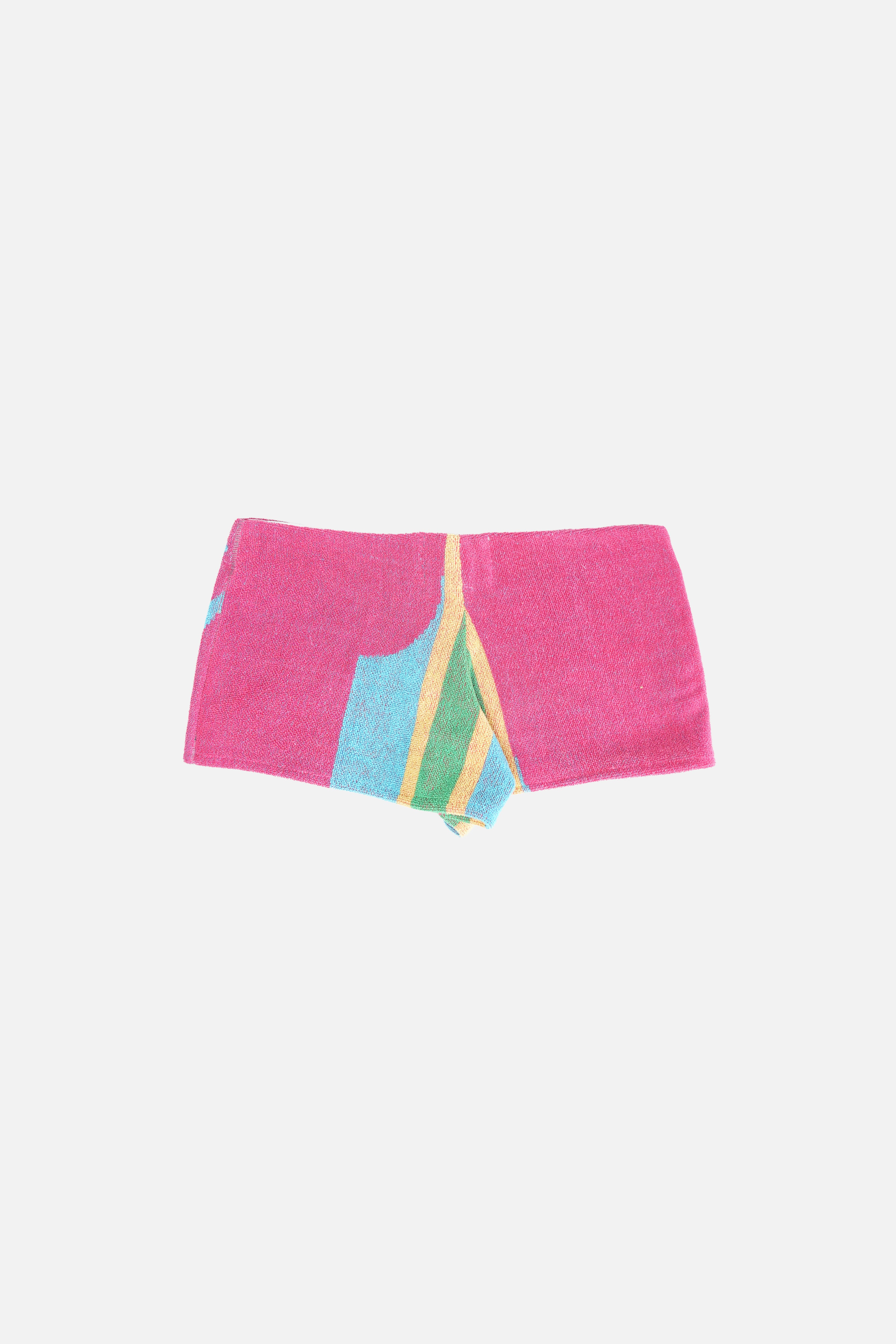Towel Upcycled Mini Shorts — Winner's Circle
