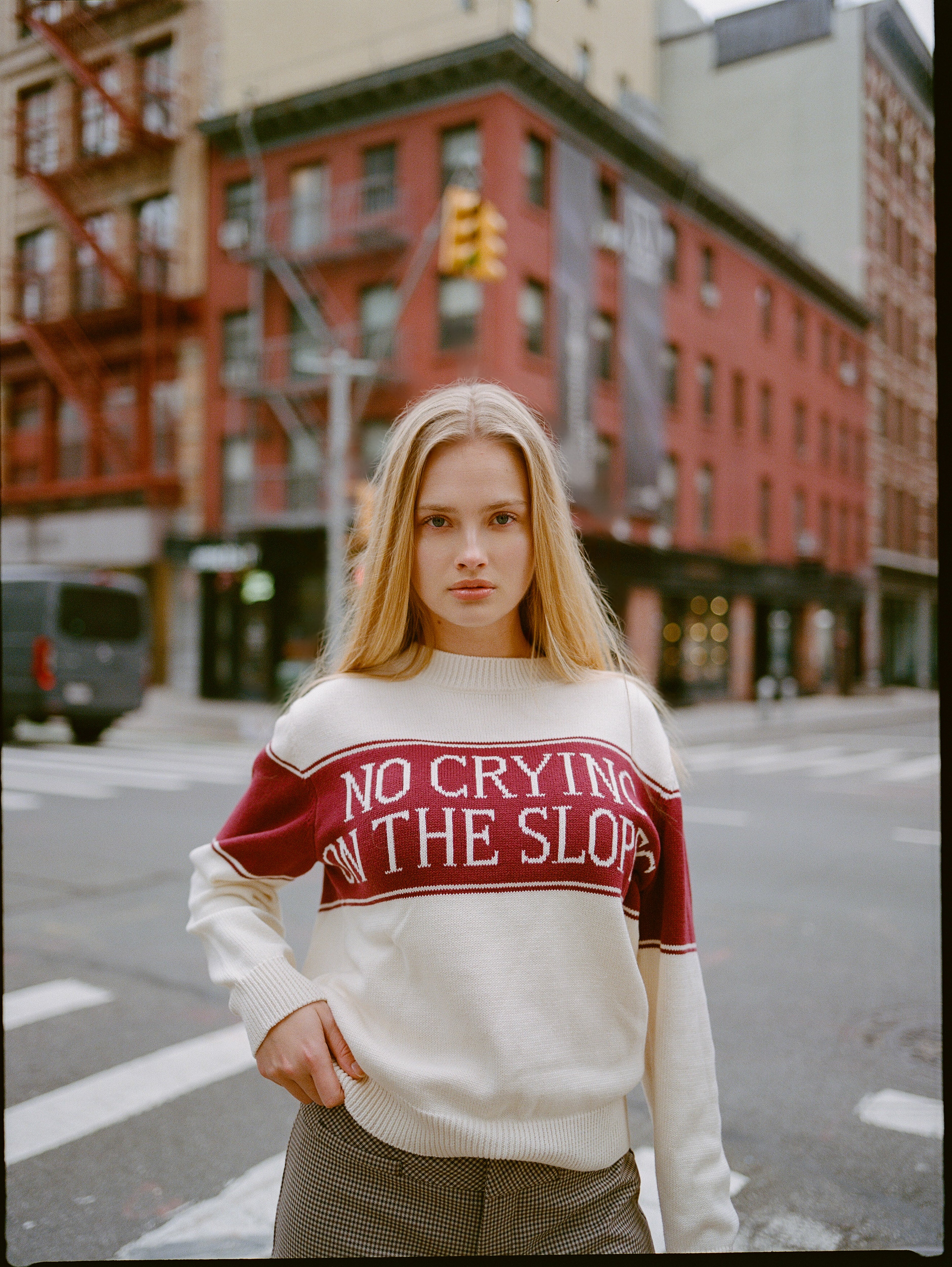 No Crying Slopes Knit