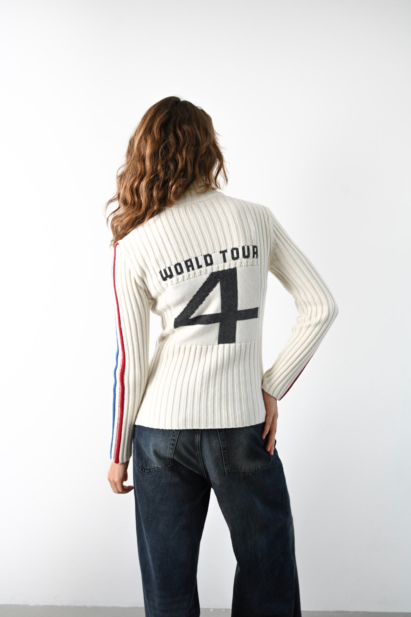 World Tour Zip-Up — Ivory