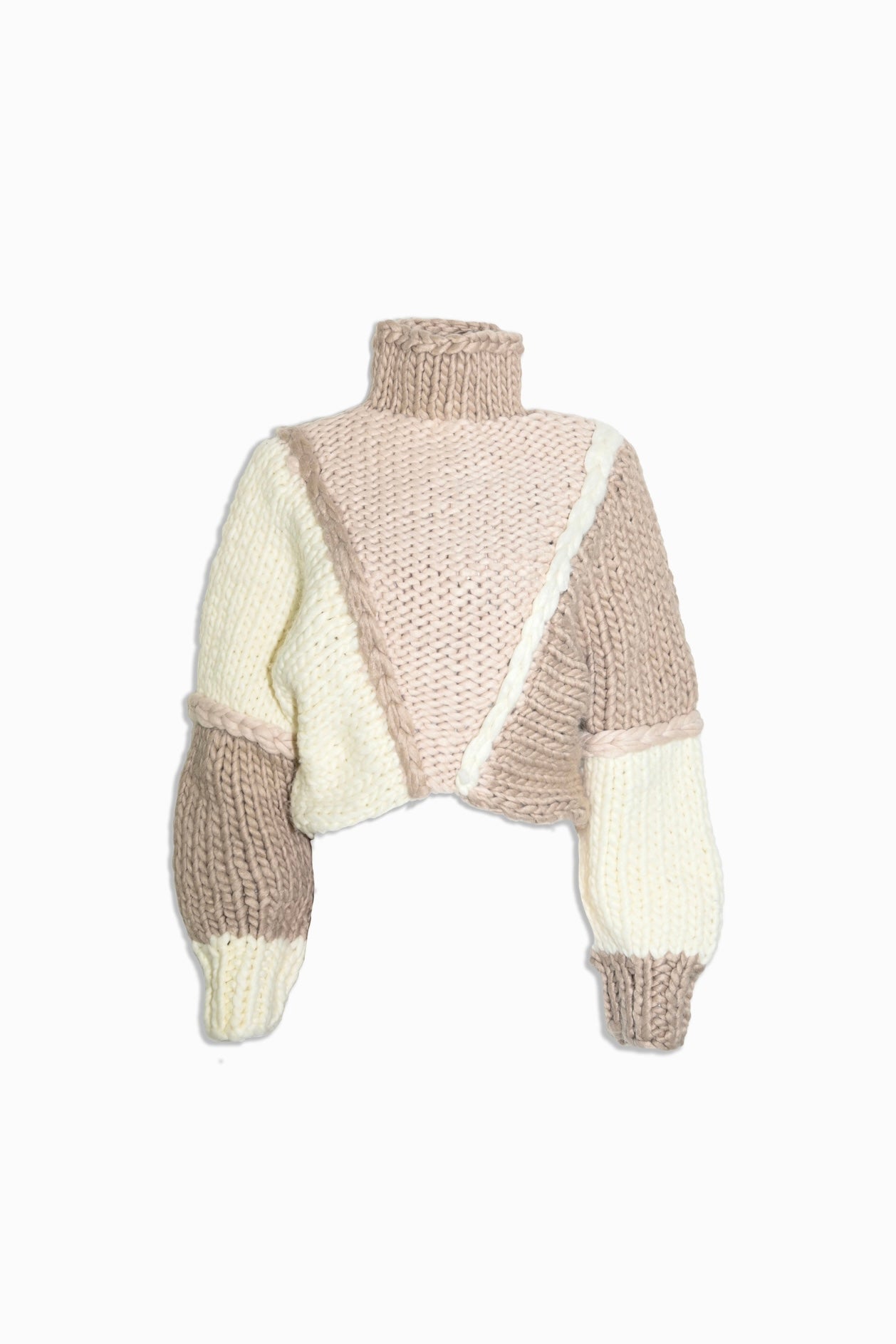 Jessa Chunky Sweater — Neutral – Yellow The Label