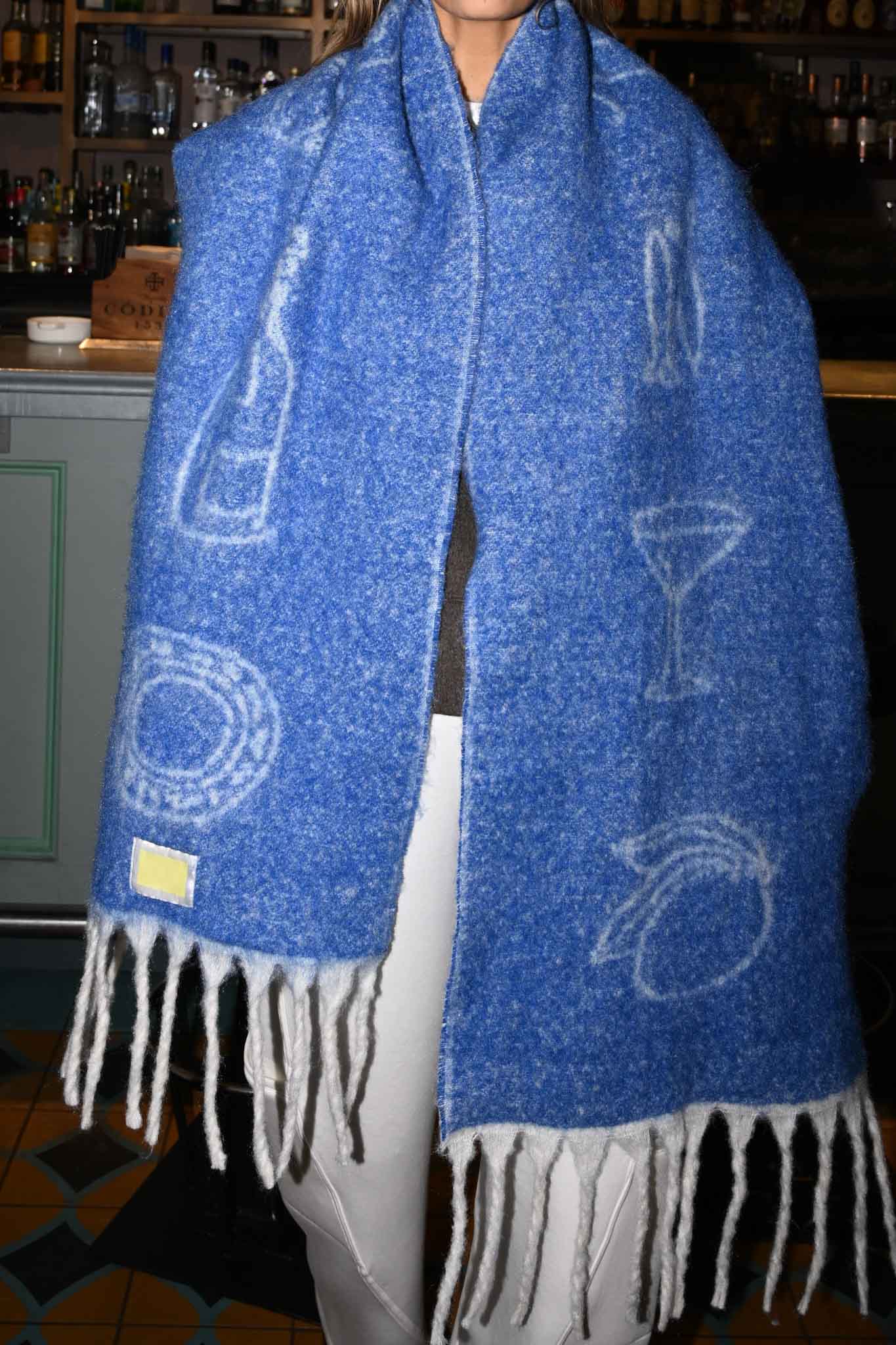 Girl Dinner Oversized Blanket Scarf