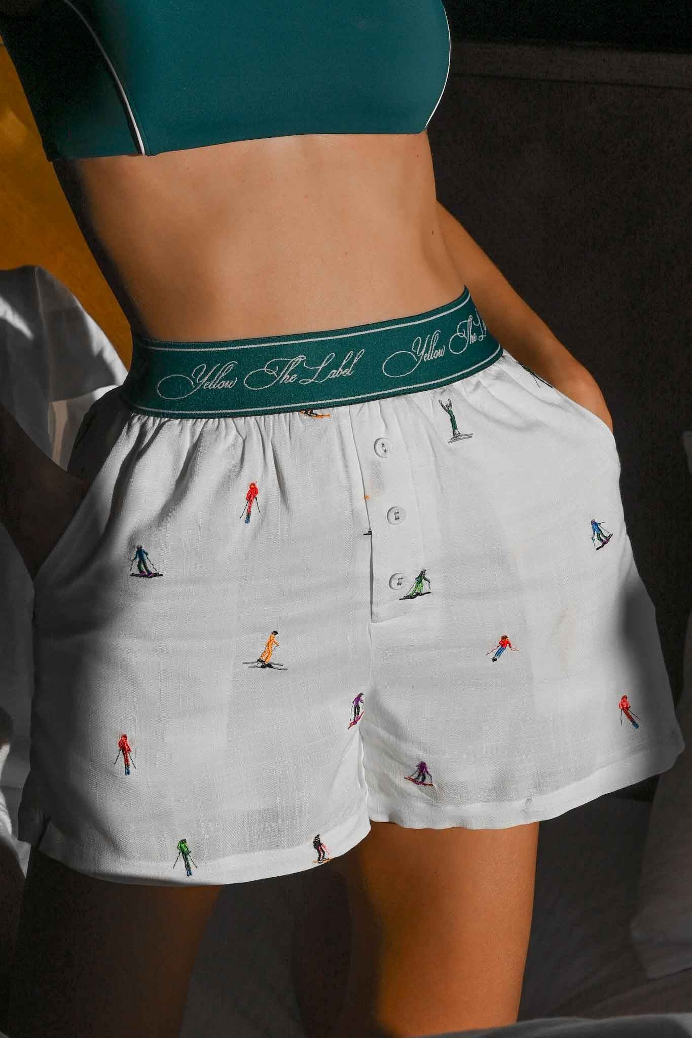 Ski People (gerecycled linnen) boxershorts