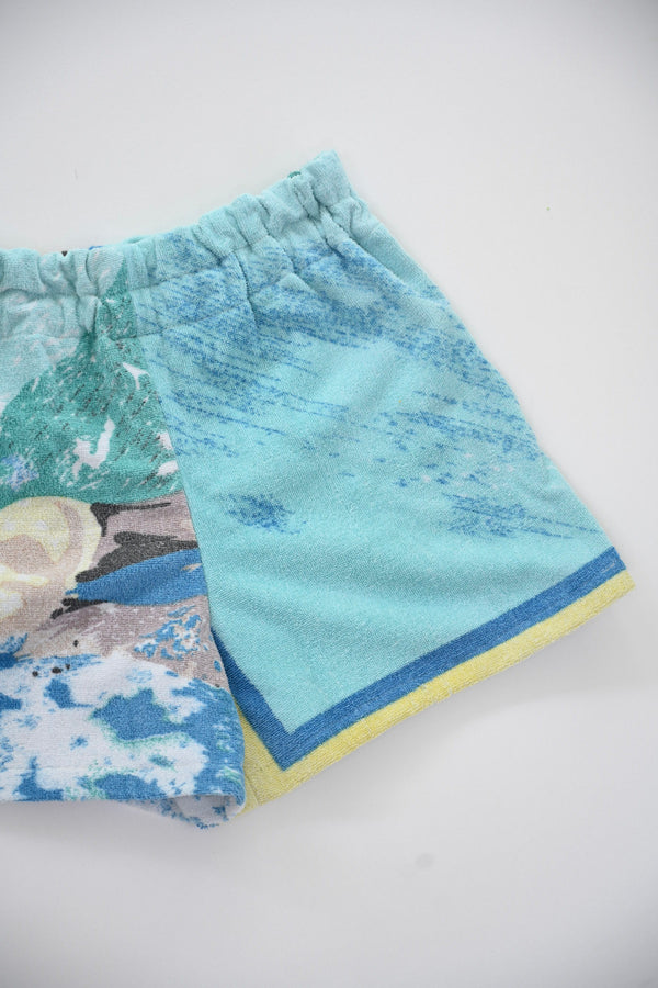 Towel Upcycled Shorts — Surfer