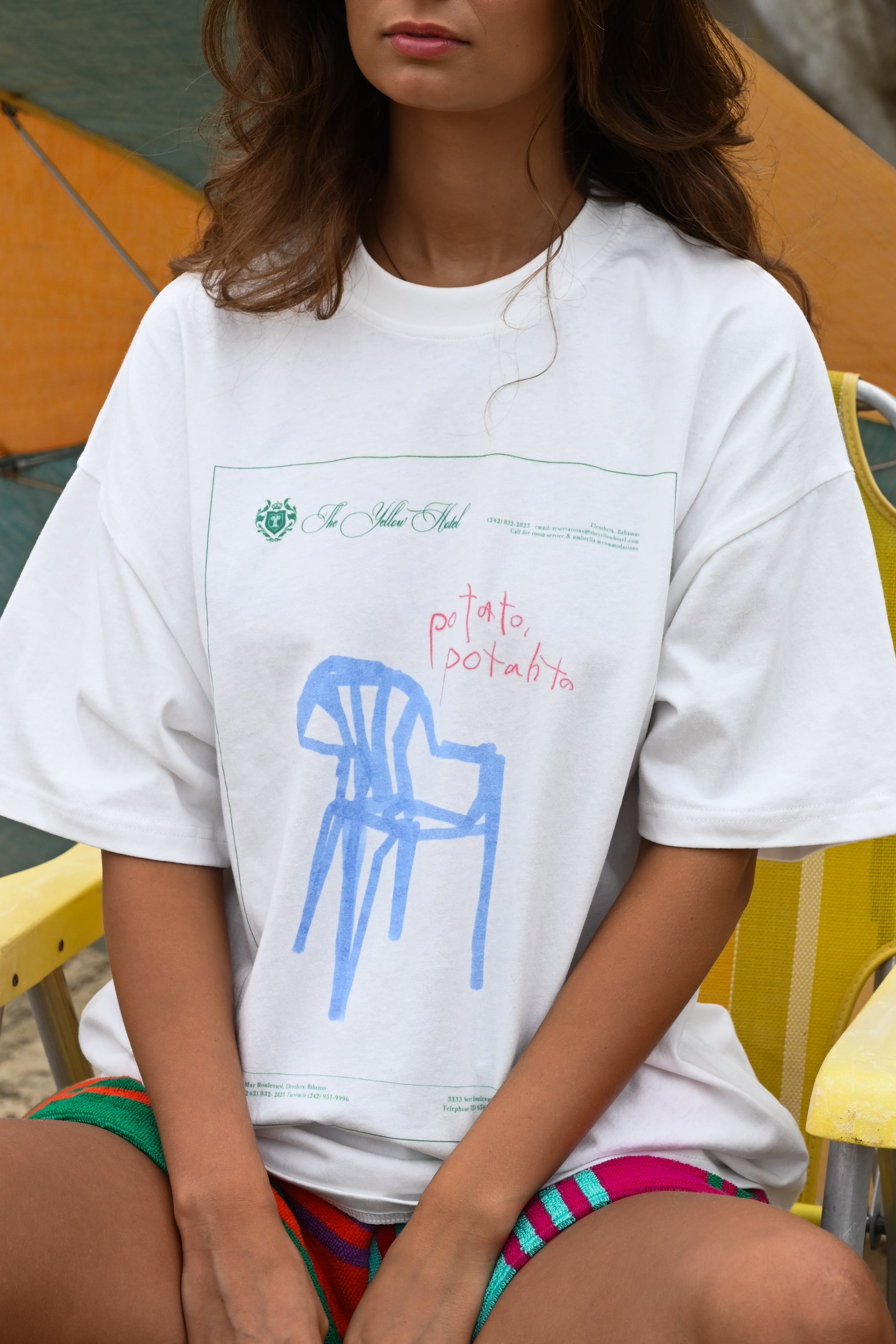 Hotel Chair Tee — White