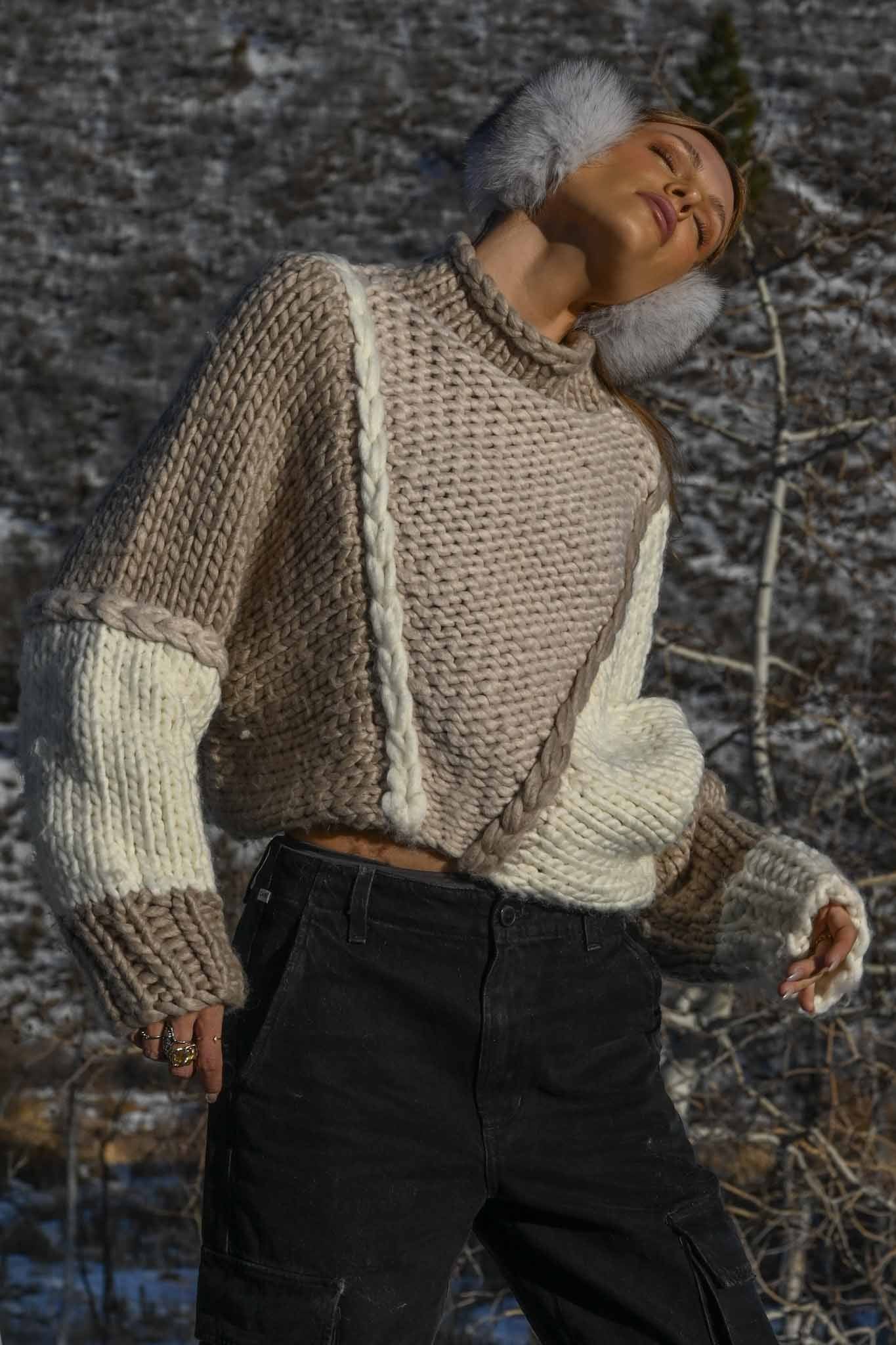 Jessa Chunky Sweater — Neutral