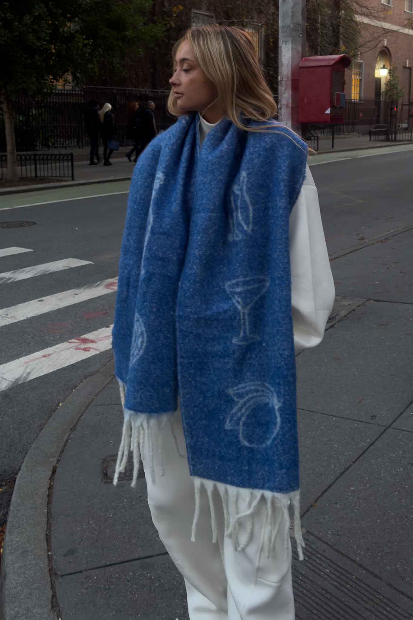 Girl Dinner Oversized Blanket Scarf