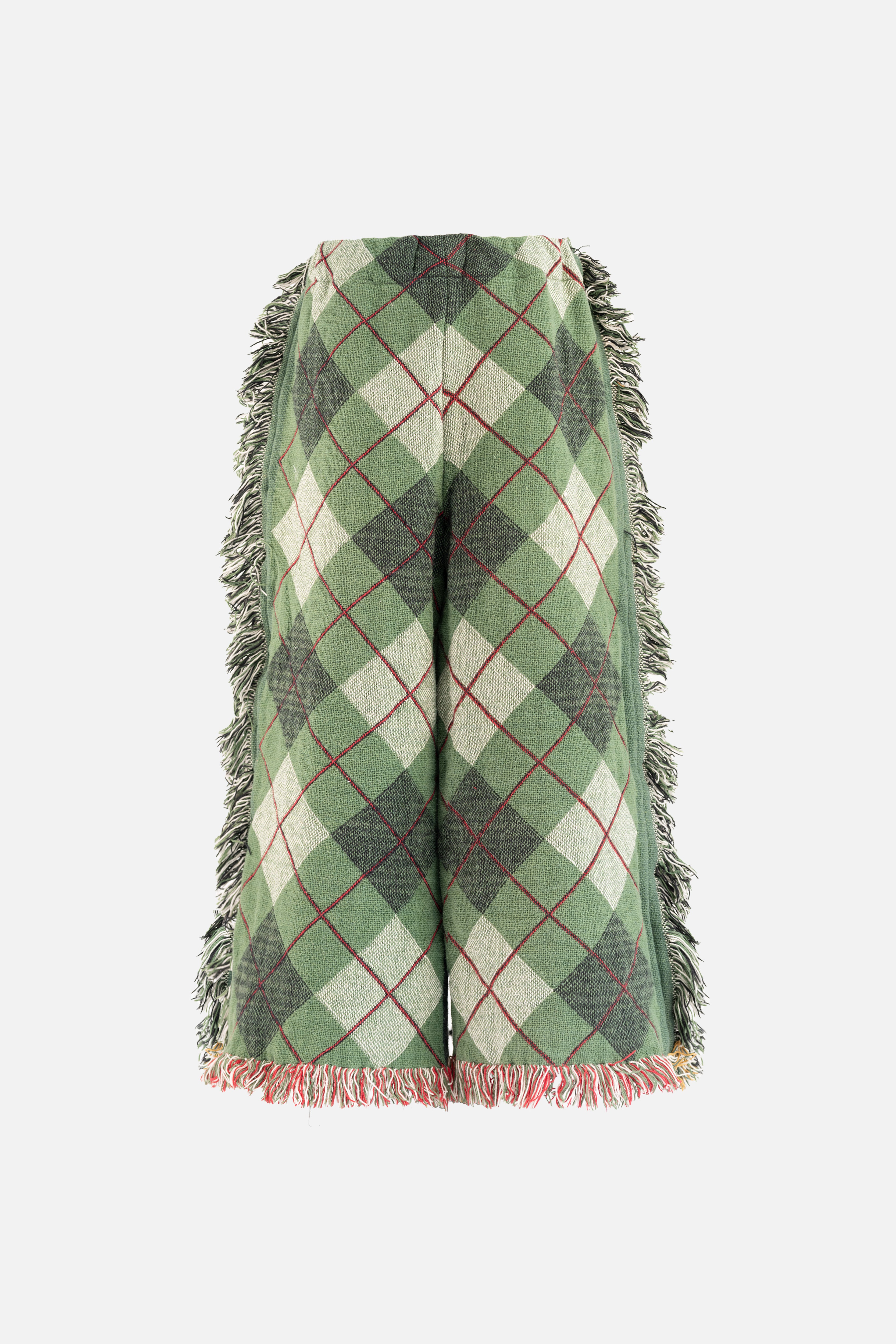 Blanket Upcycled Pants — Argyle Greens