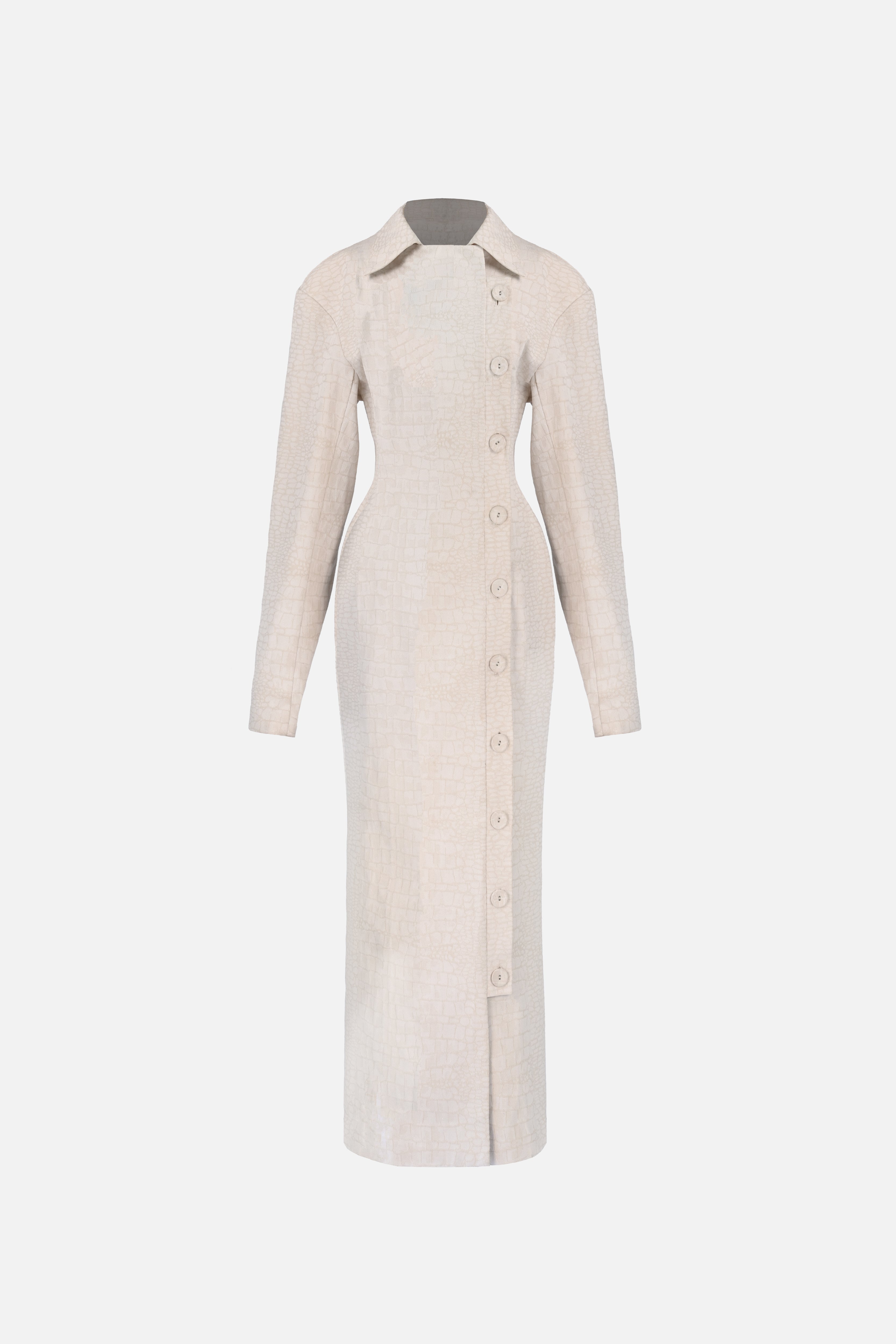 Blythe Trench Dress — Snakeskin