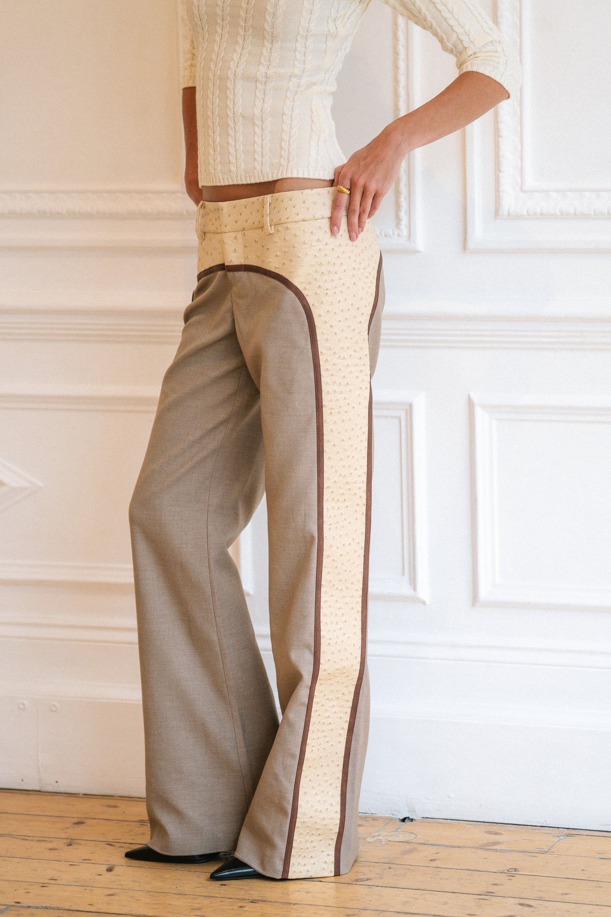 Bobbie Ostrich Trousers