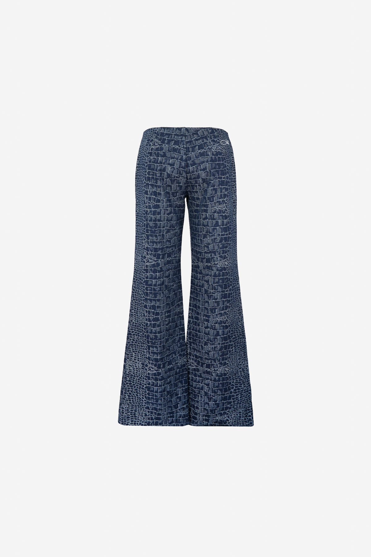 Darby Jacquard Pant — Denim Croc