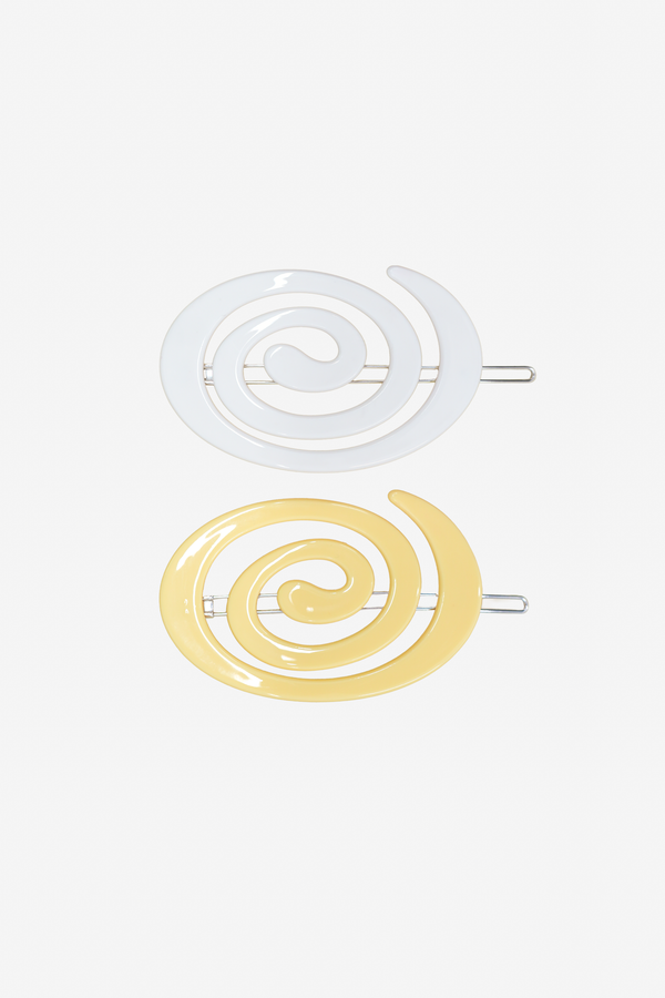 Spiral Hair Pin Set — Lights