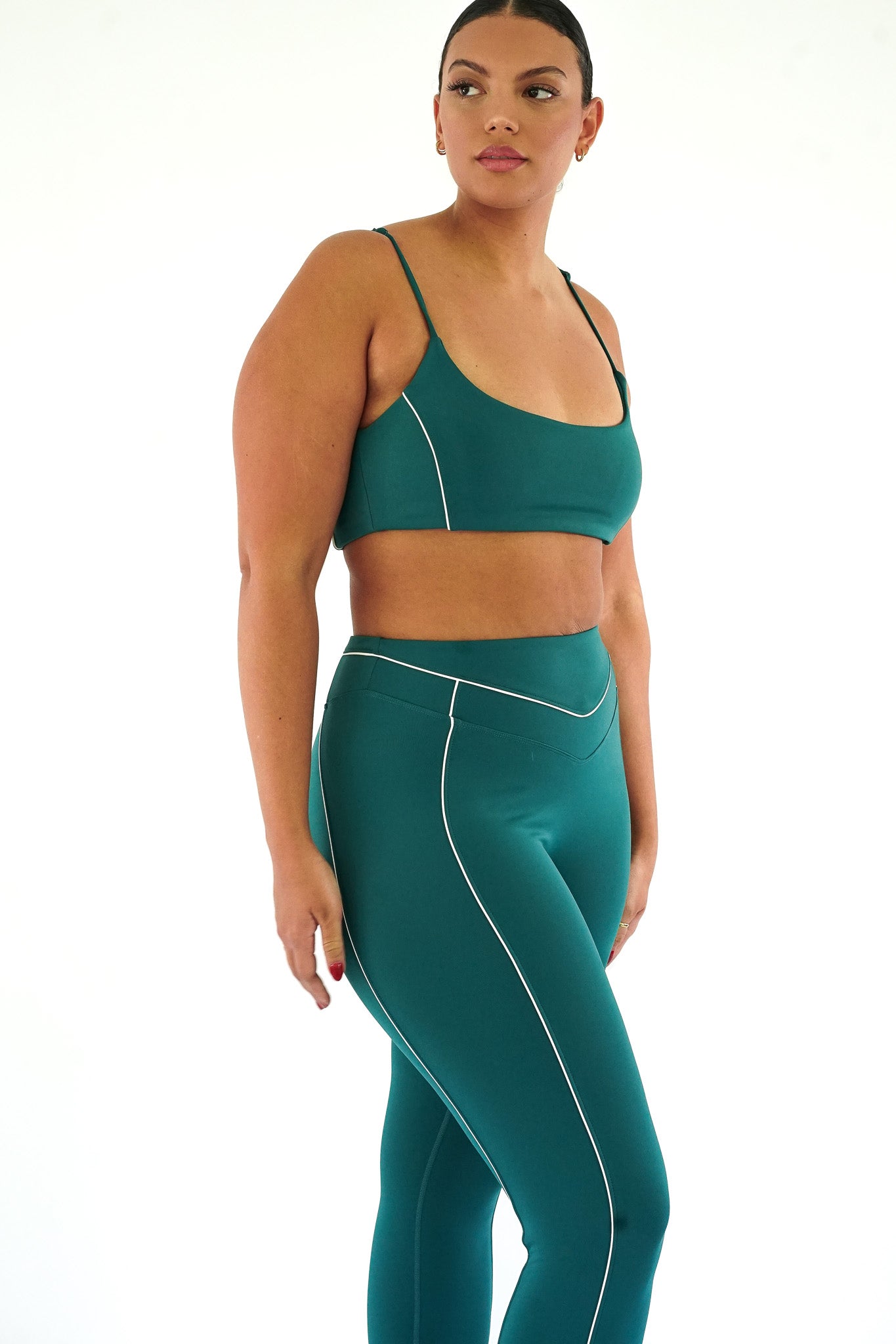 Colby Contour Leggings — Green