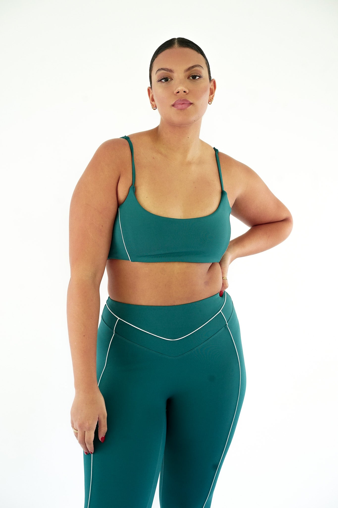 Colby Contour Leggings — Green