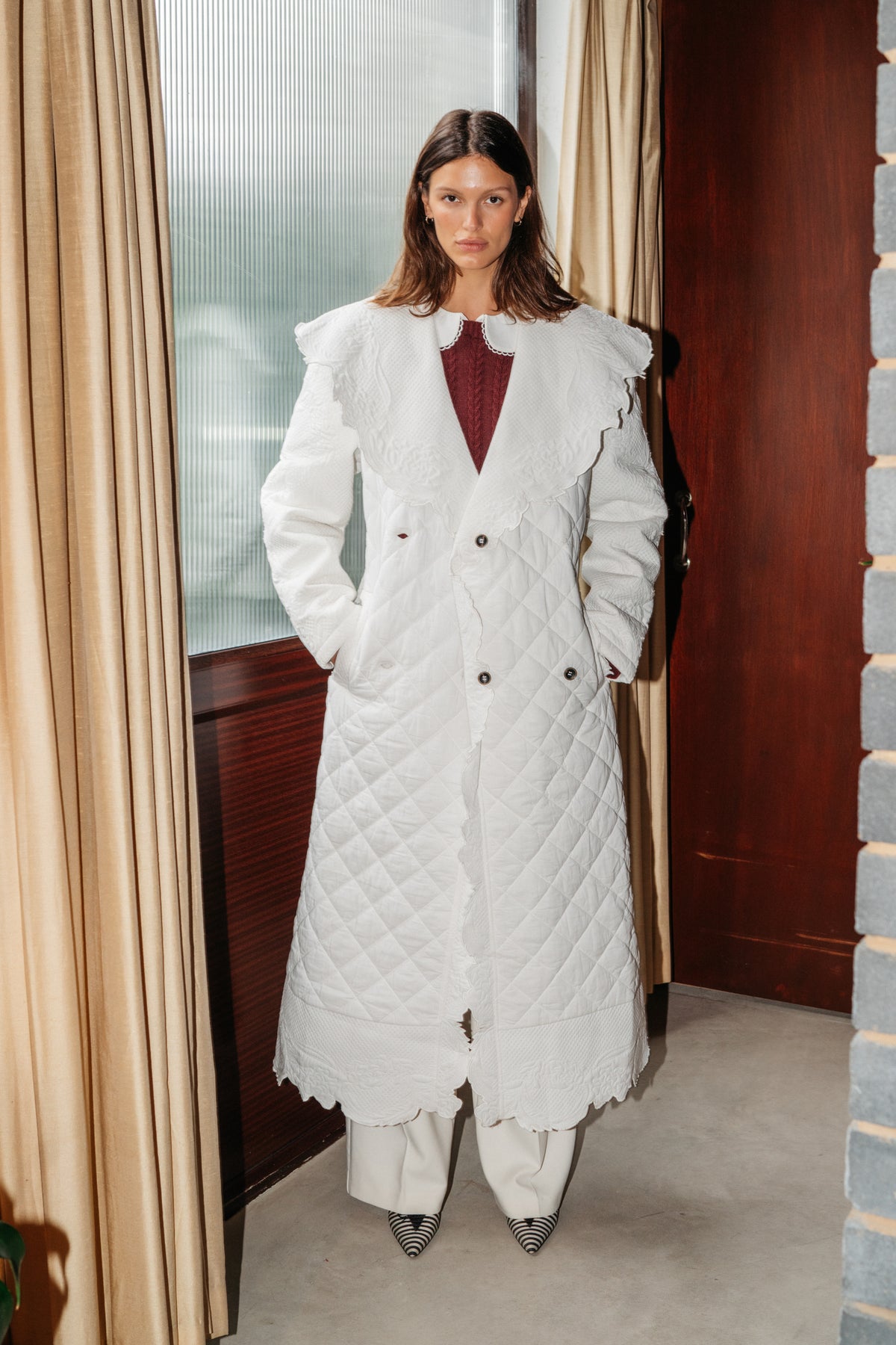 Kirby Quilted Trench