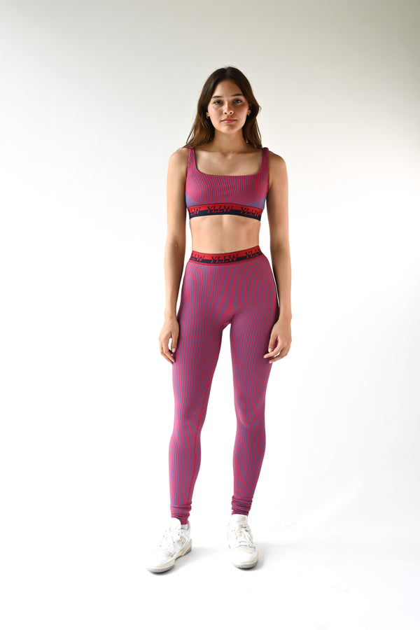 Cora Ribbed Leggings — Rouge