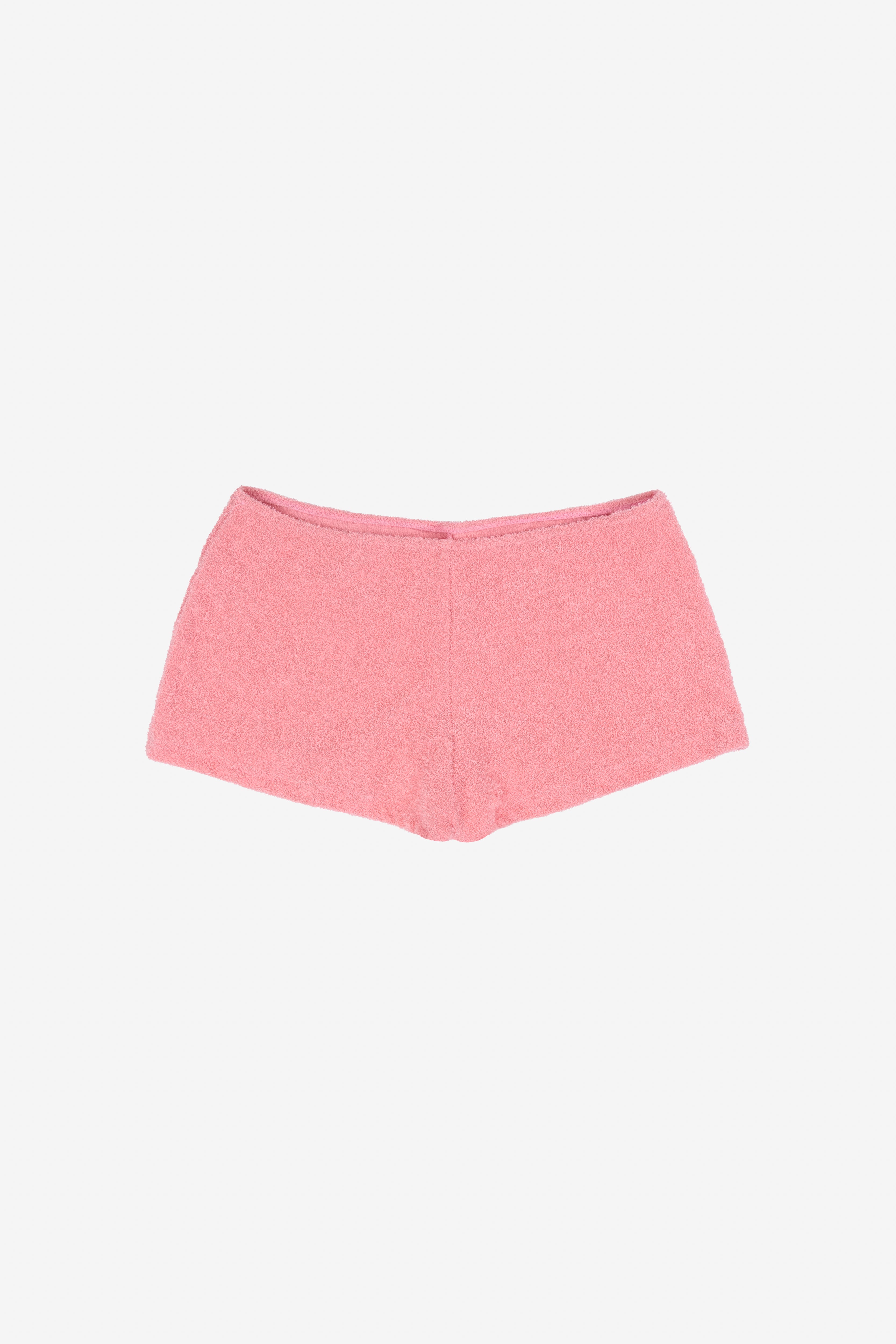 Yellow the Label Otto Shorts Pink Terry - Full Length Shot