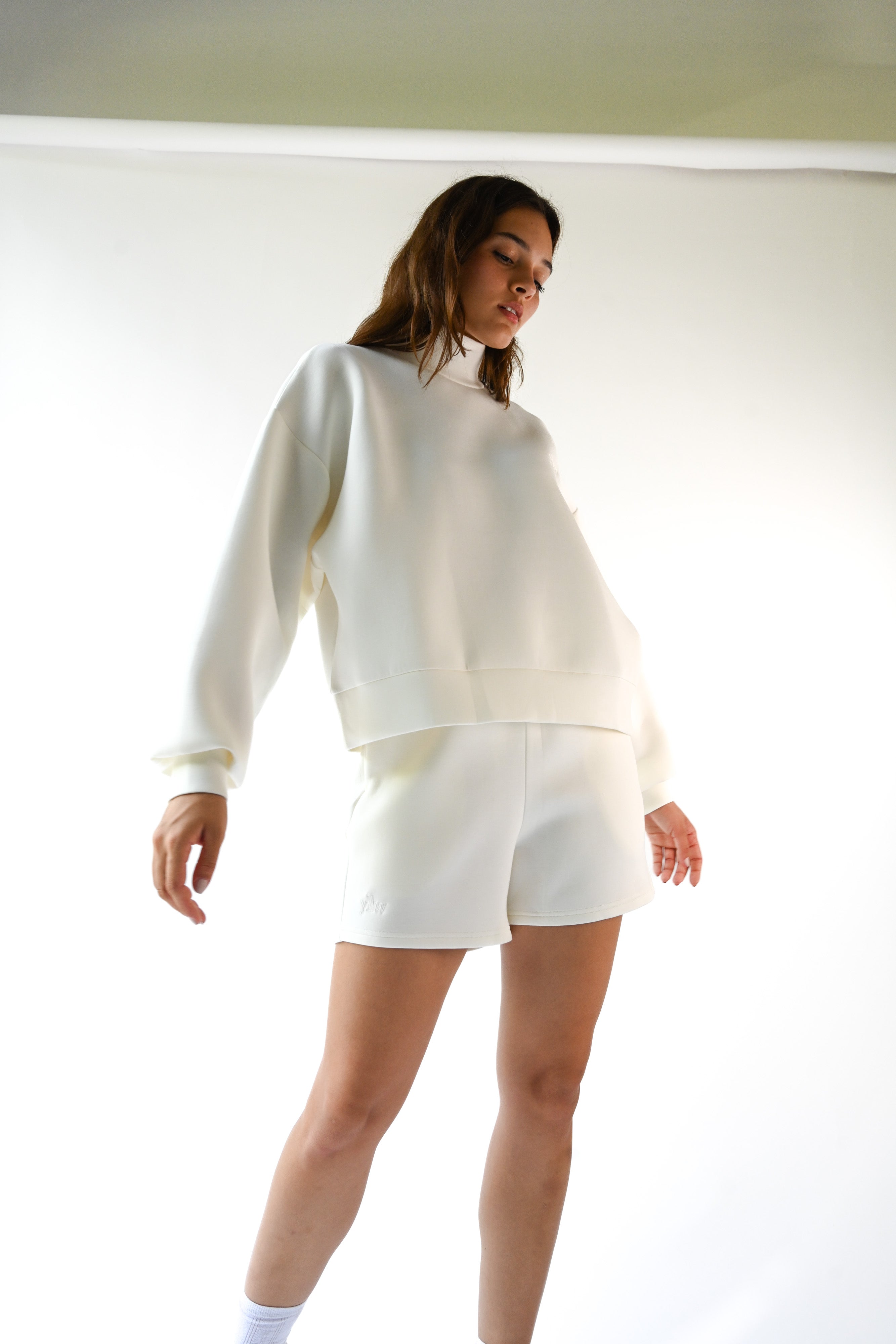 Maya Scuba Pullover — Offwhite