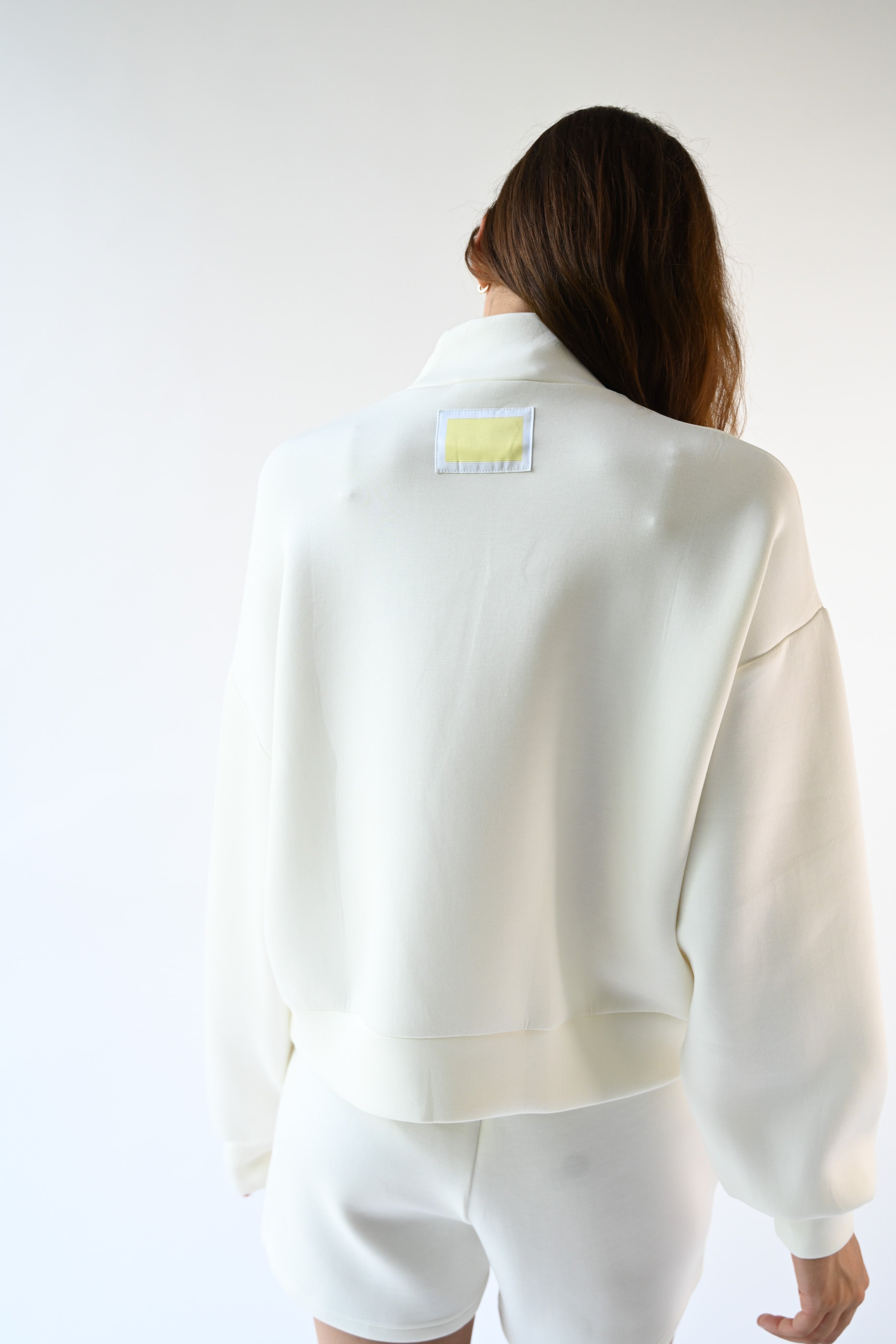 Maya Scuba Pullover — Offwhite