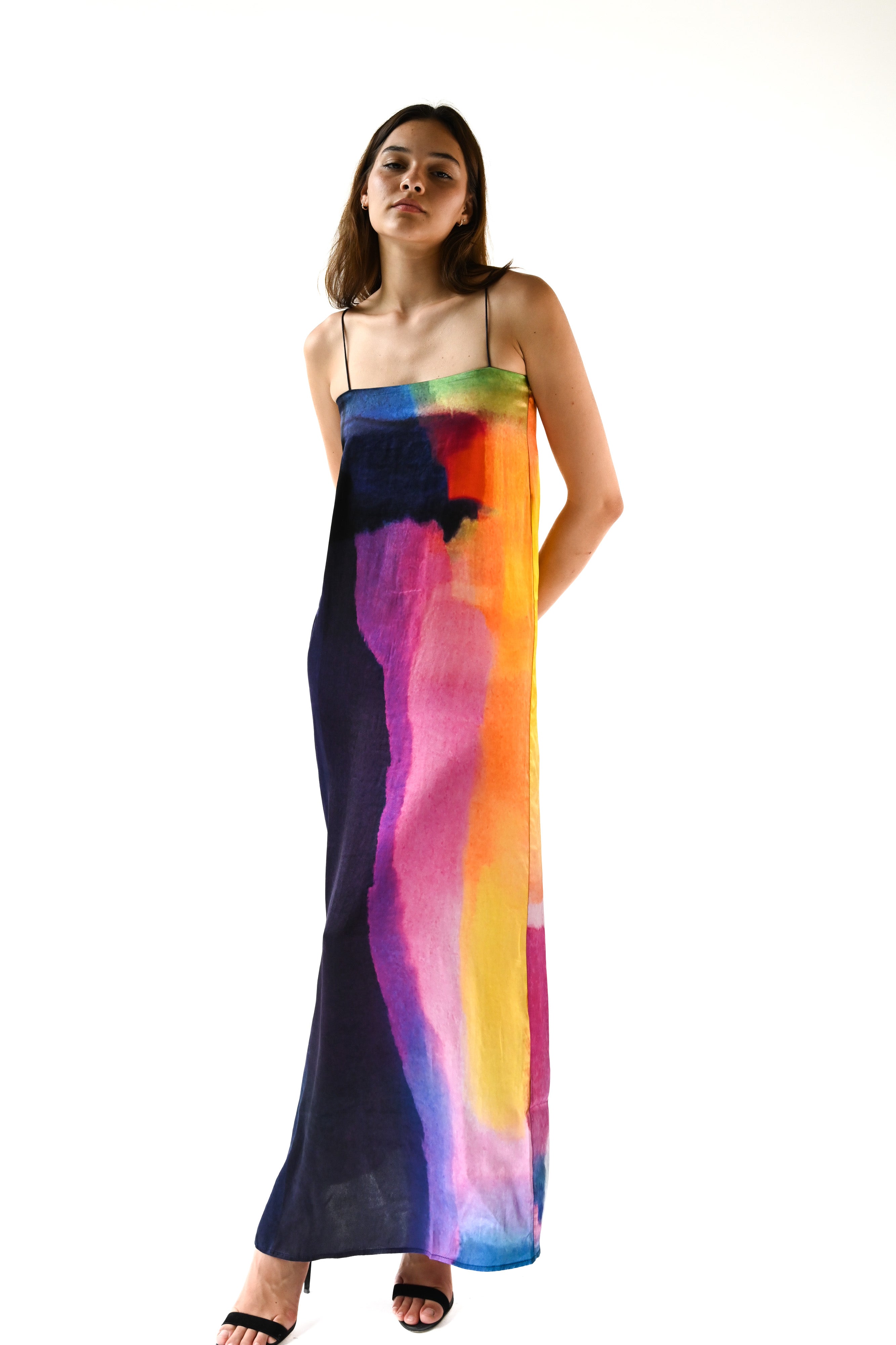 Cindy Maxi Shift Dress — Prism