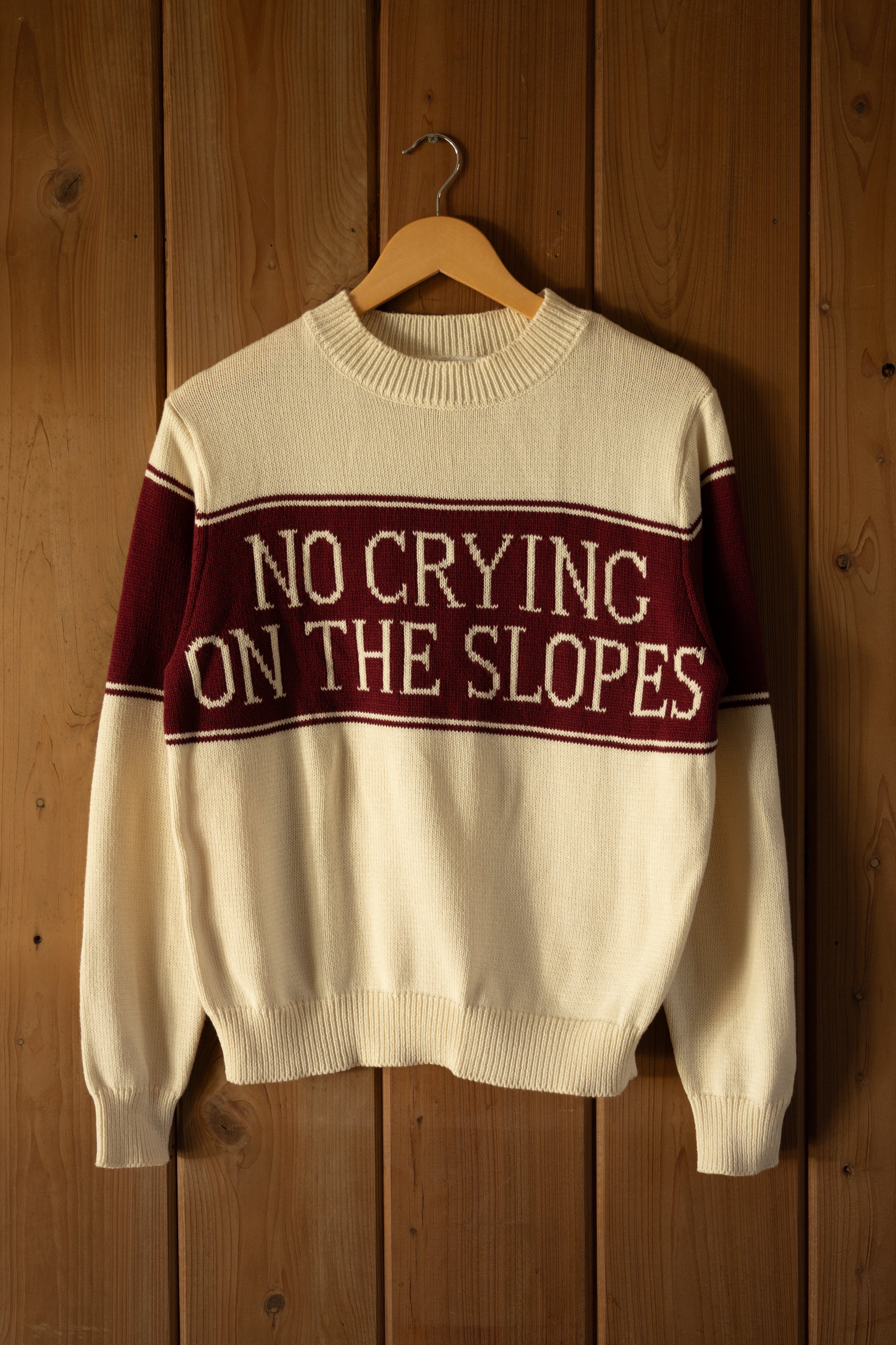 No Crying Slopes Knit