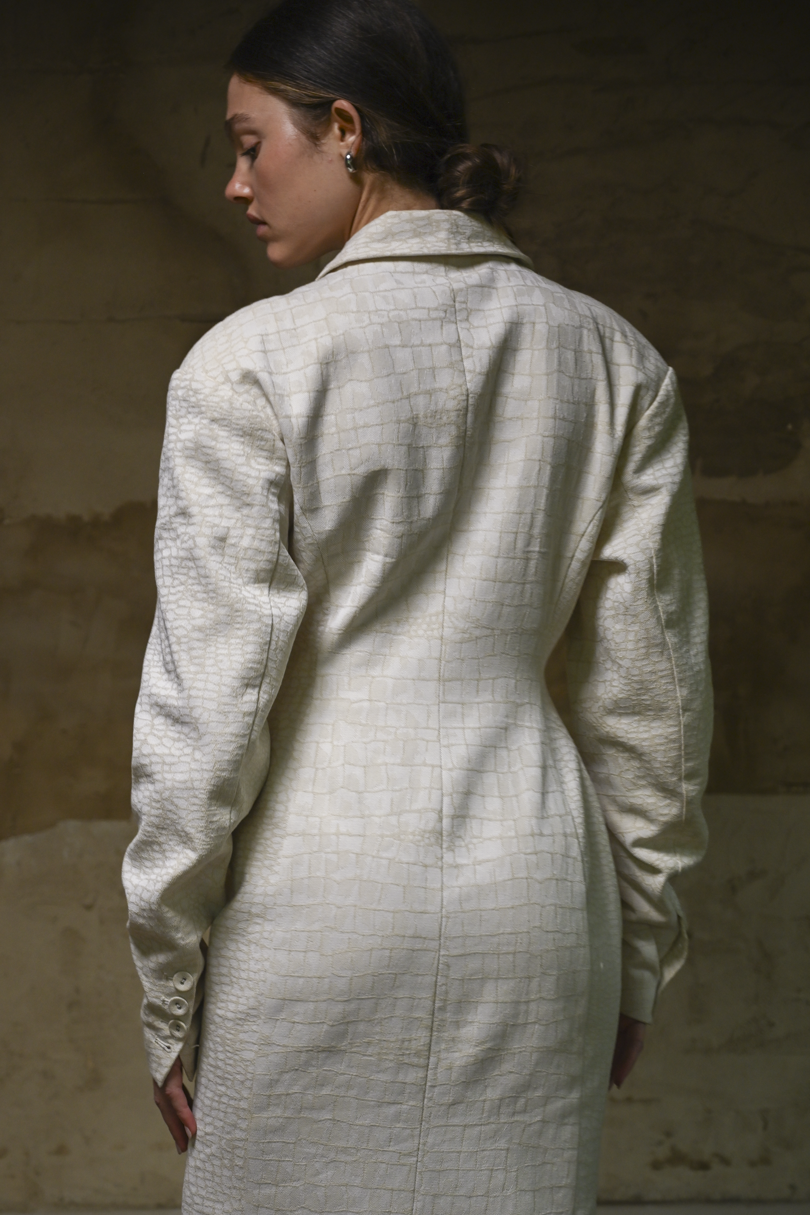 Blythe Trench Dress — Snakeskin