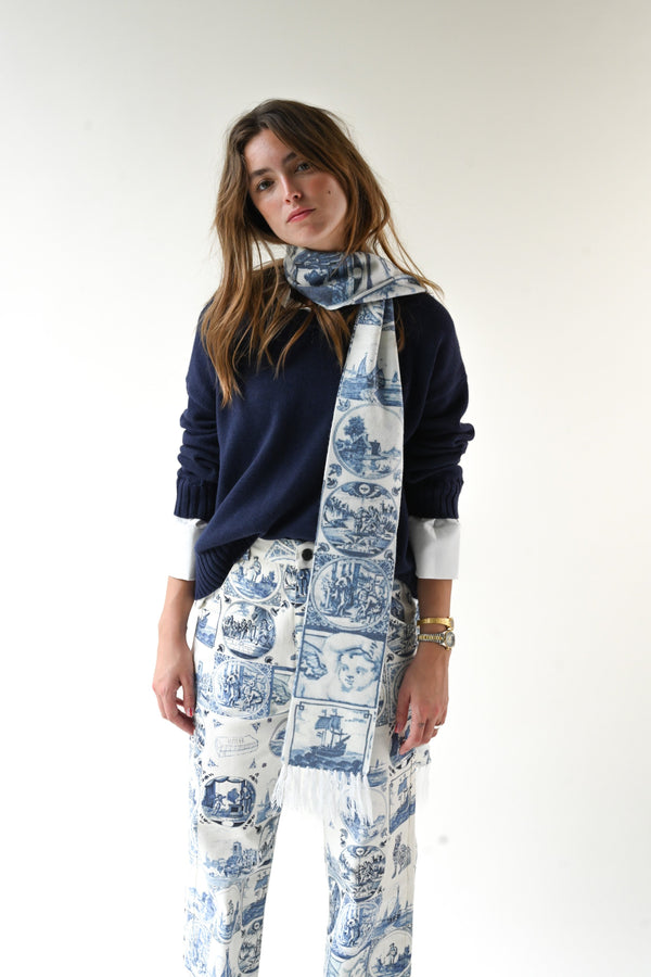 Delft Knit Scarf