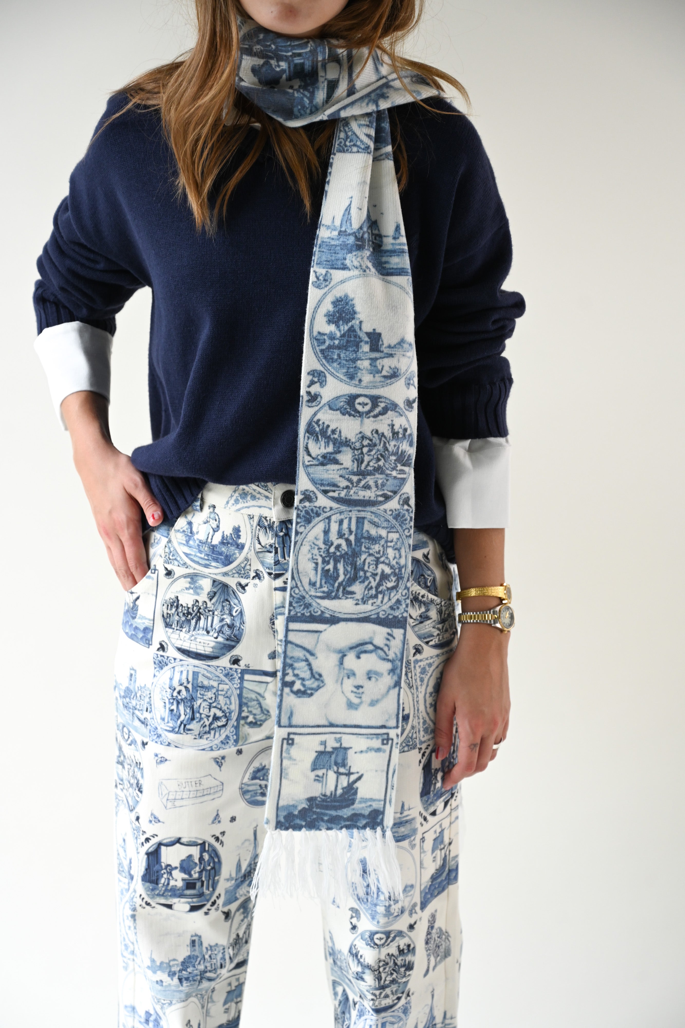 Delft Knit Scarf (PREORDER)