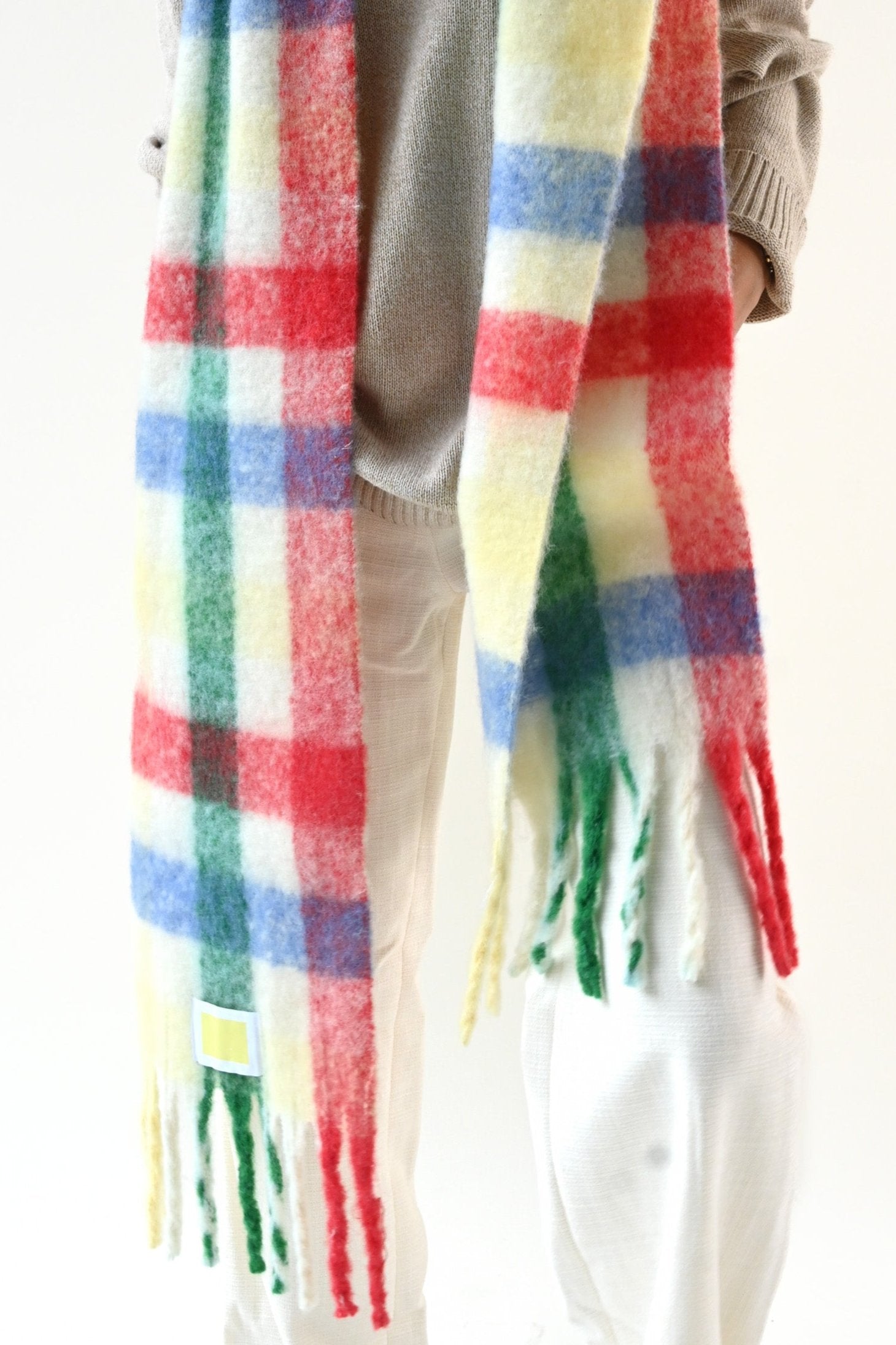 Leah Oversized Blanket Scarf —  Picnic (PREORDER)