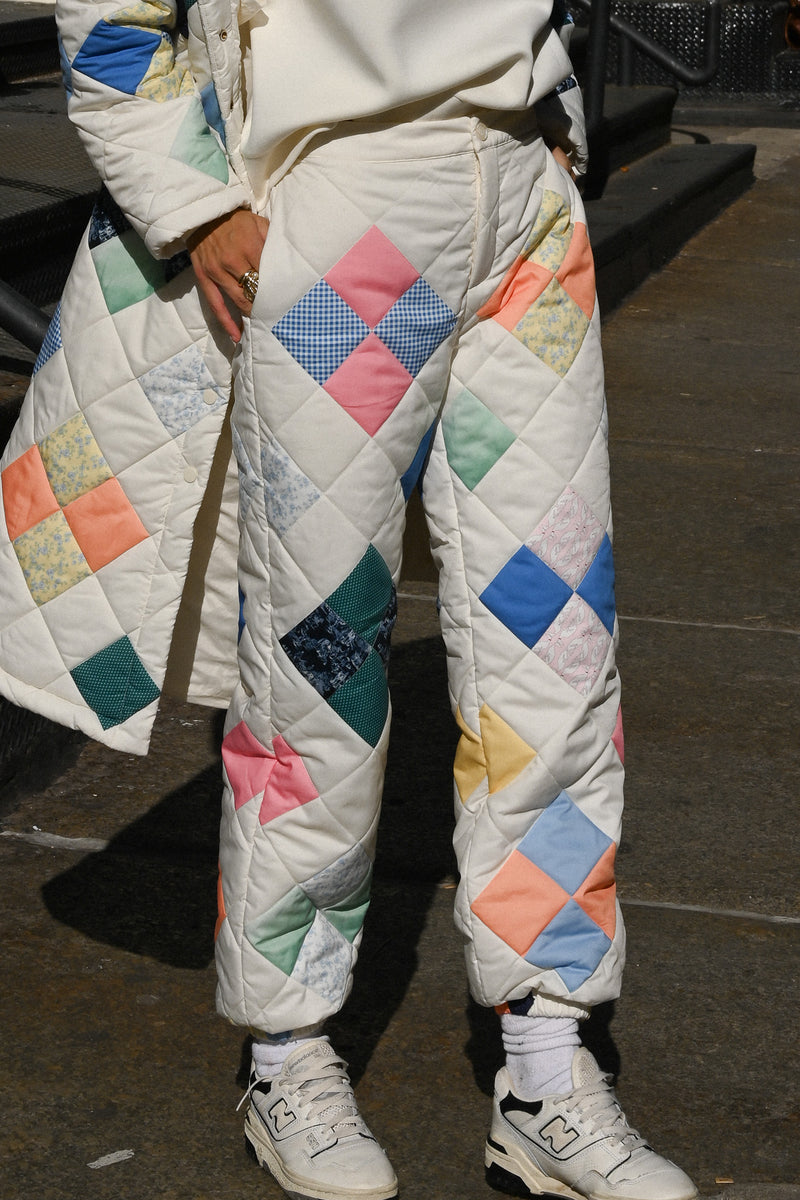 Ada Quilted Joggers — Patches