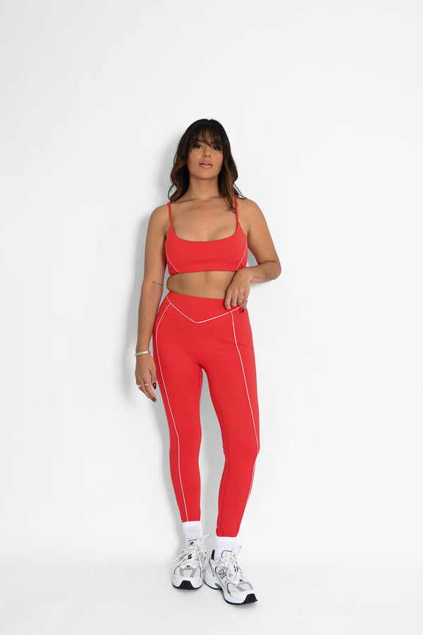 Colby Contour Leggings — Ruby