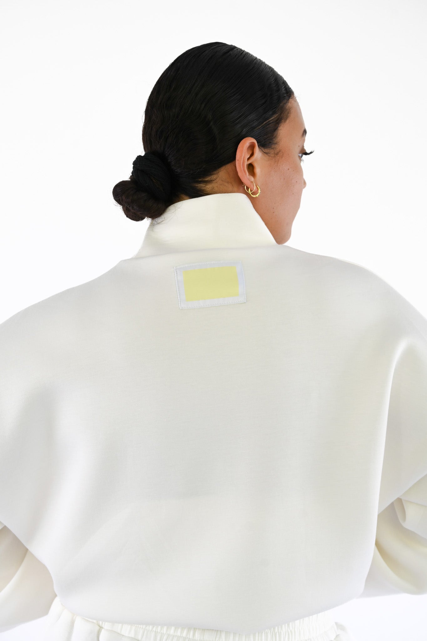 Maya Scuba Pullover — Offwhite