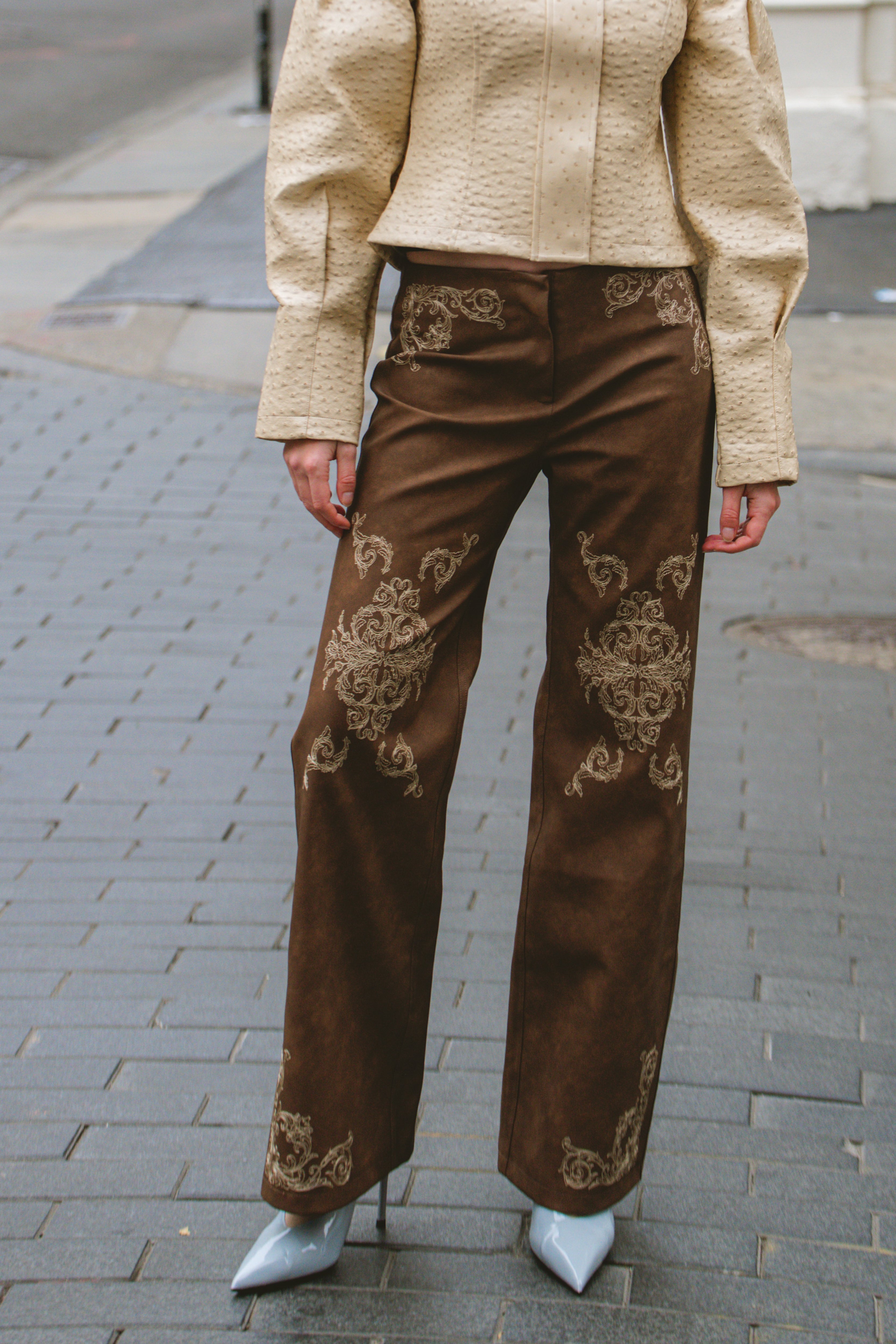 Seba Pants — Mahogany