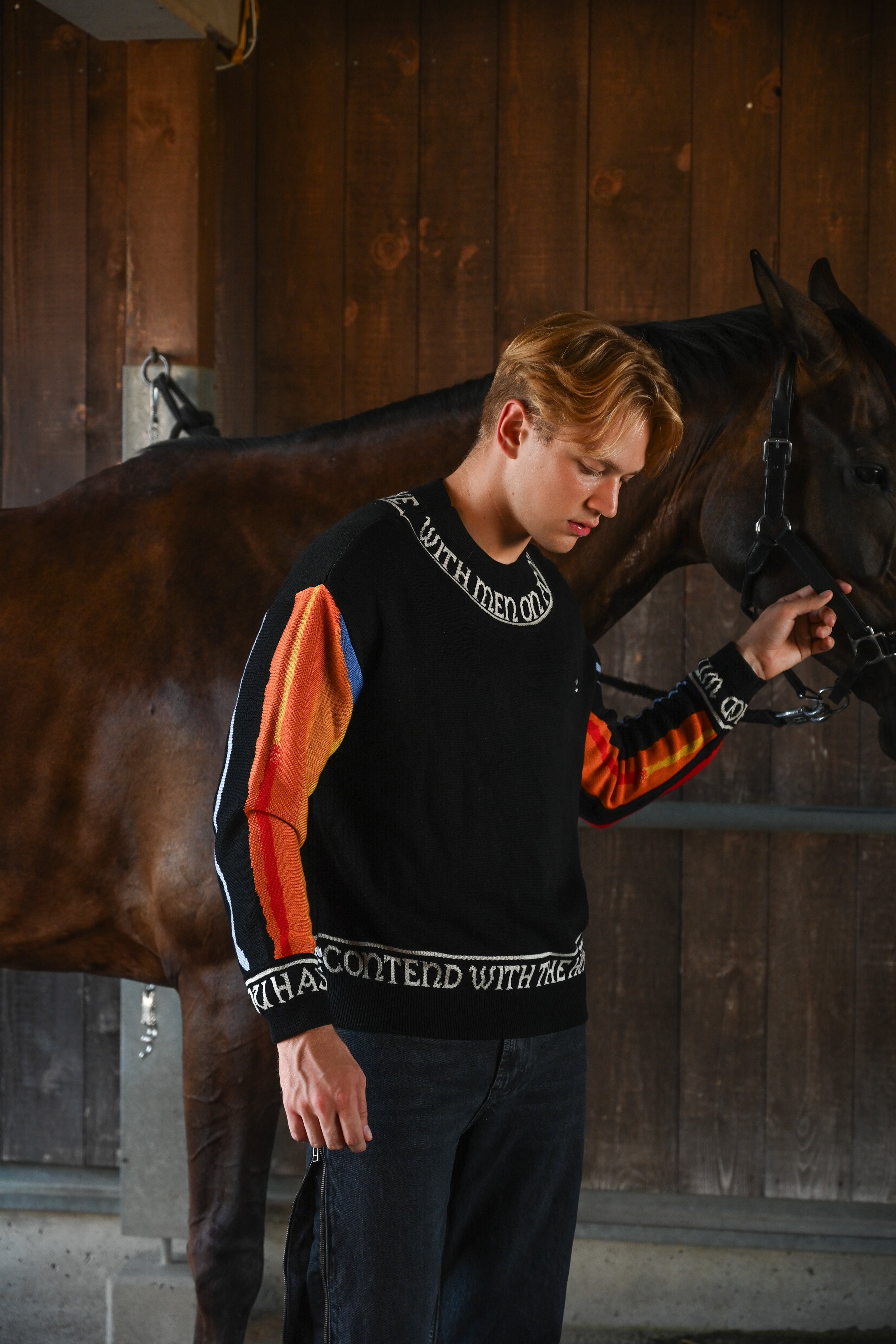 Contend With Horses Crew Knit