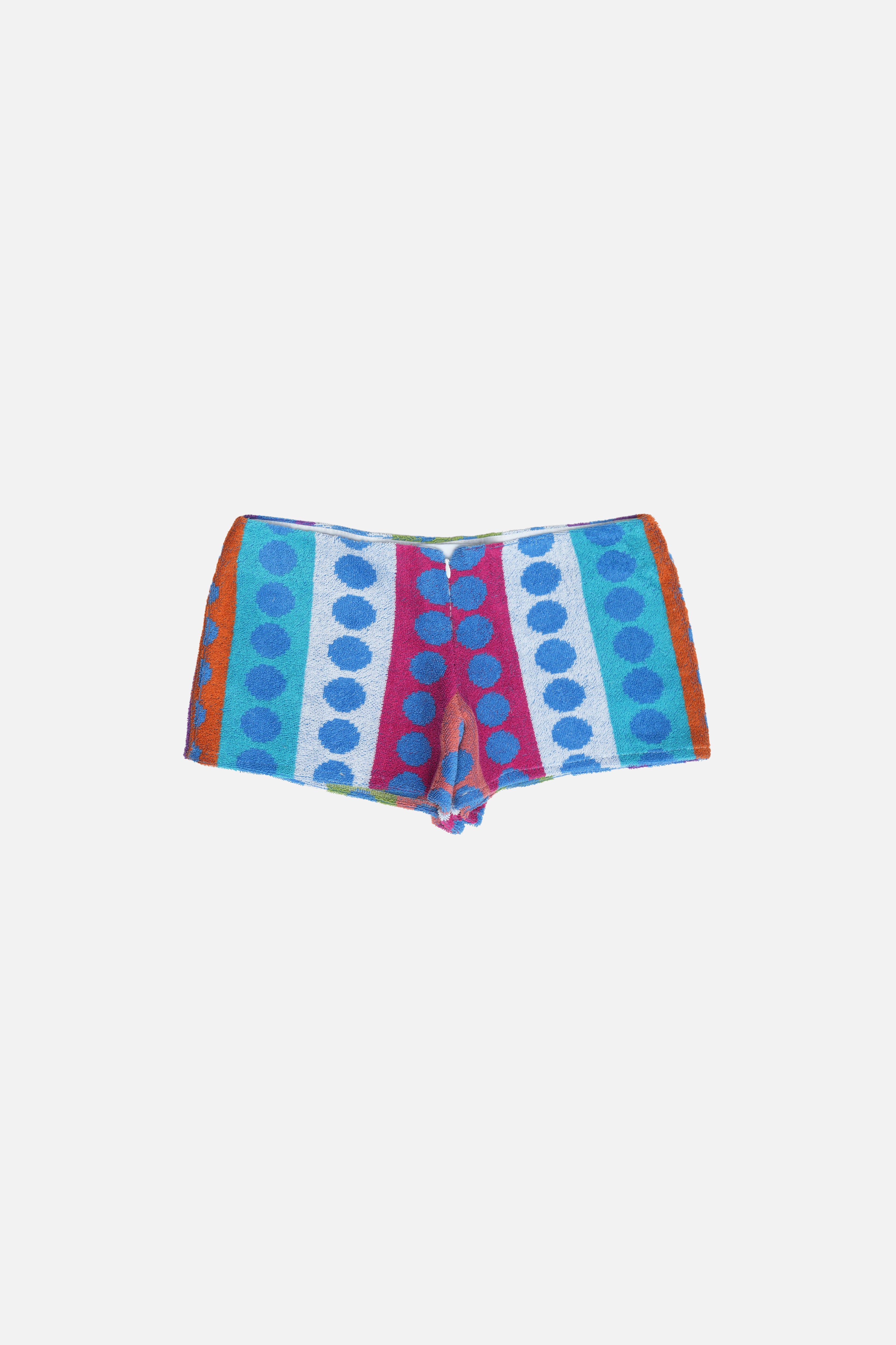 Towel Upcycled Mini Shorts — Deco Dots