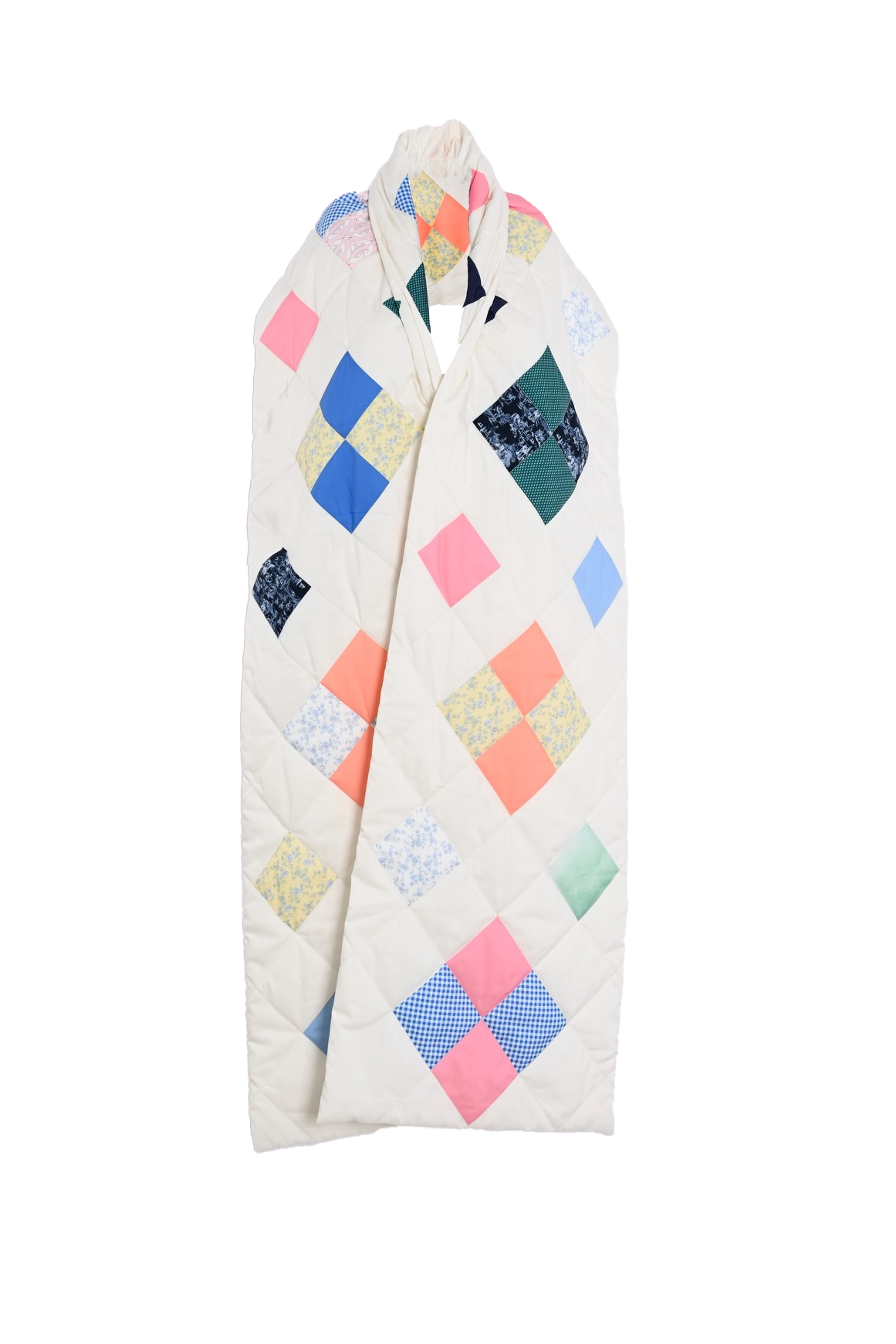 Emaline Quilted Scarf —  Patches