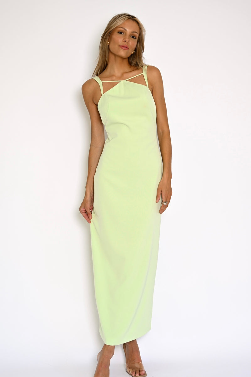 Remington Dress — Pea Green