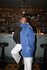 Meisje diner oversized deken sjaal