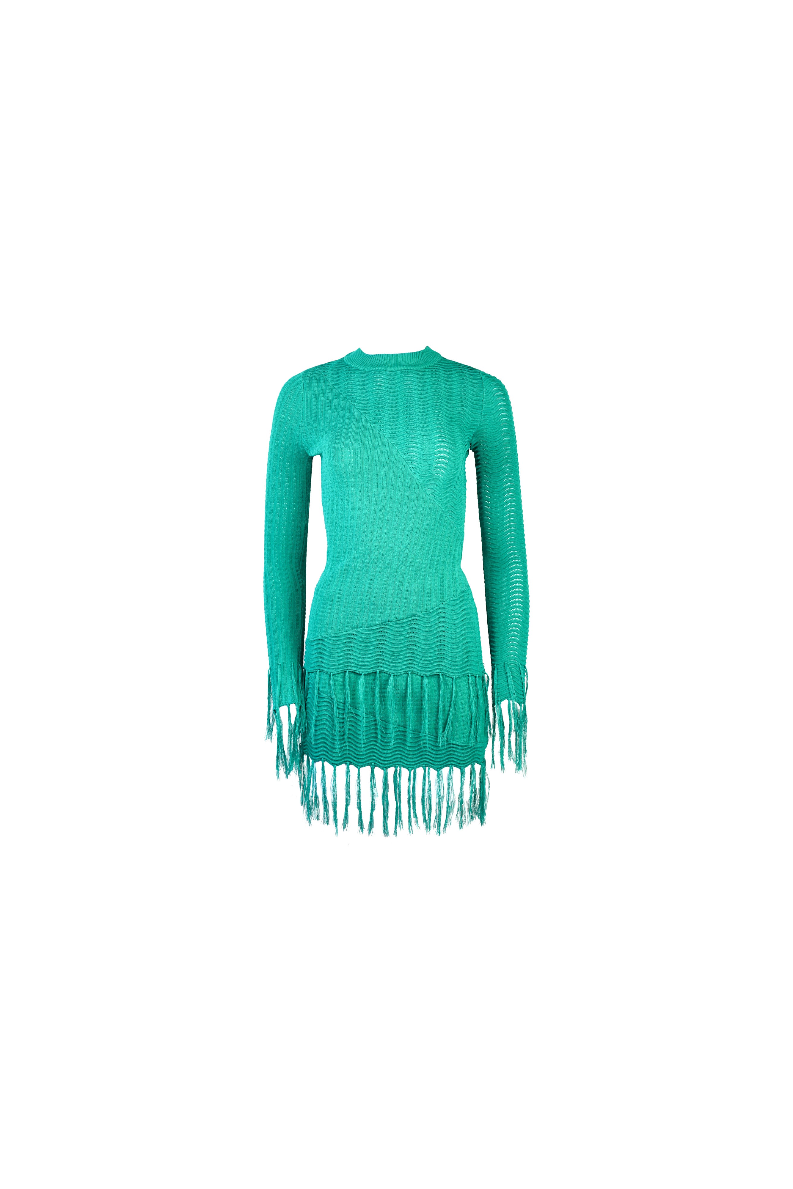 Freya Fringe Set — Green