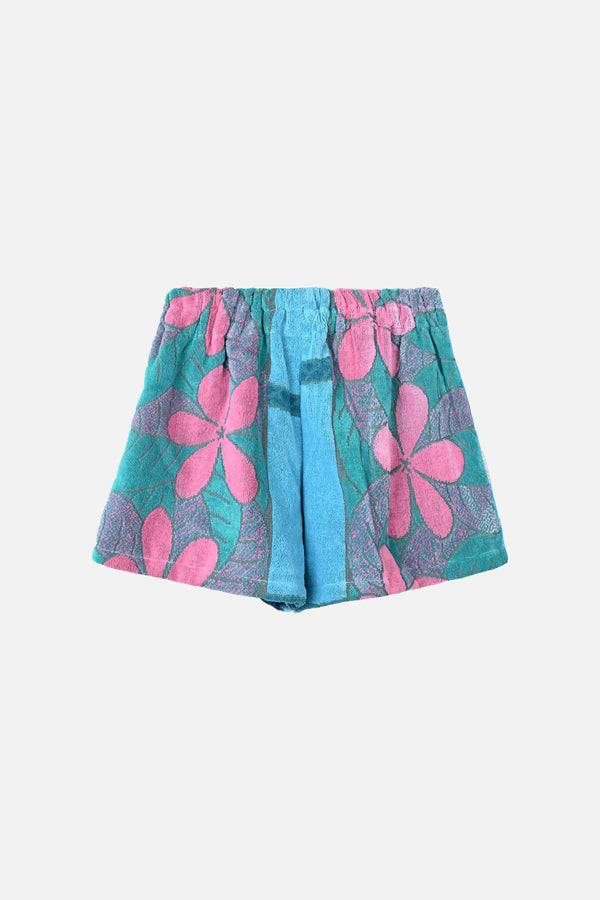 Towel Upcycled Shorts — Palm Isle