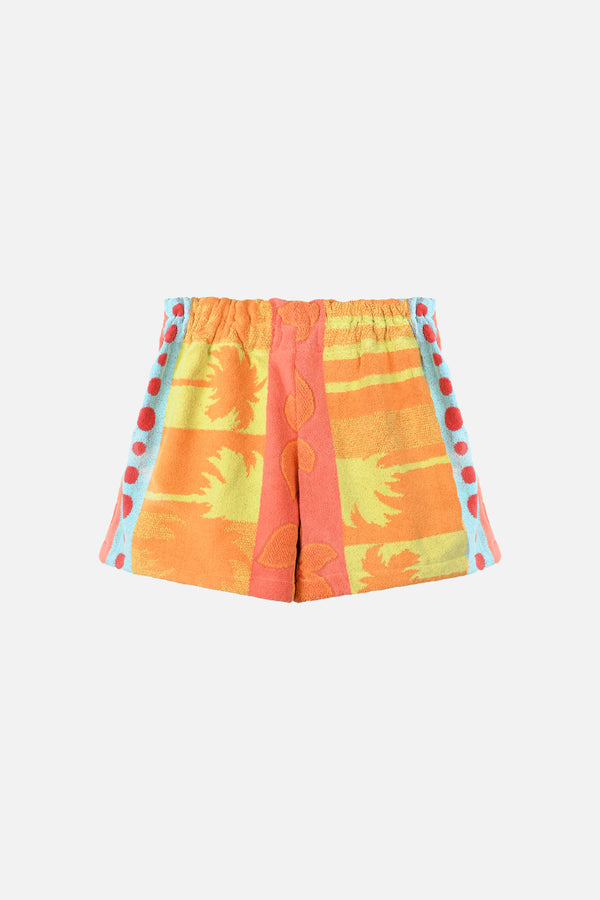 Towel Upcycled Shorts — Sunset Blvd