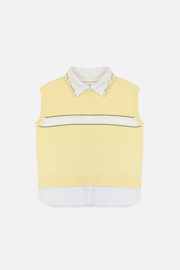Stuart Oxford Vest — Yellow