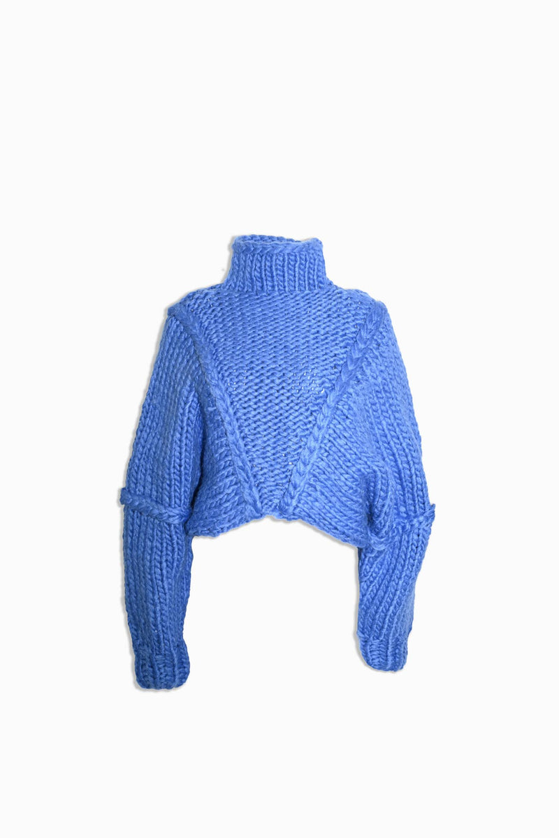 Jessa Chunky Sweater — Blue