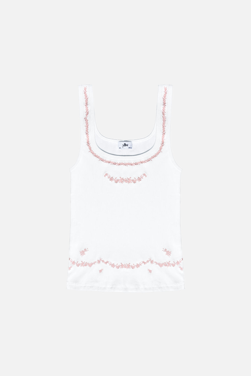 Yellow The Label Jules Tank Peach