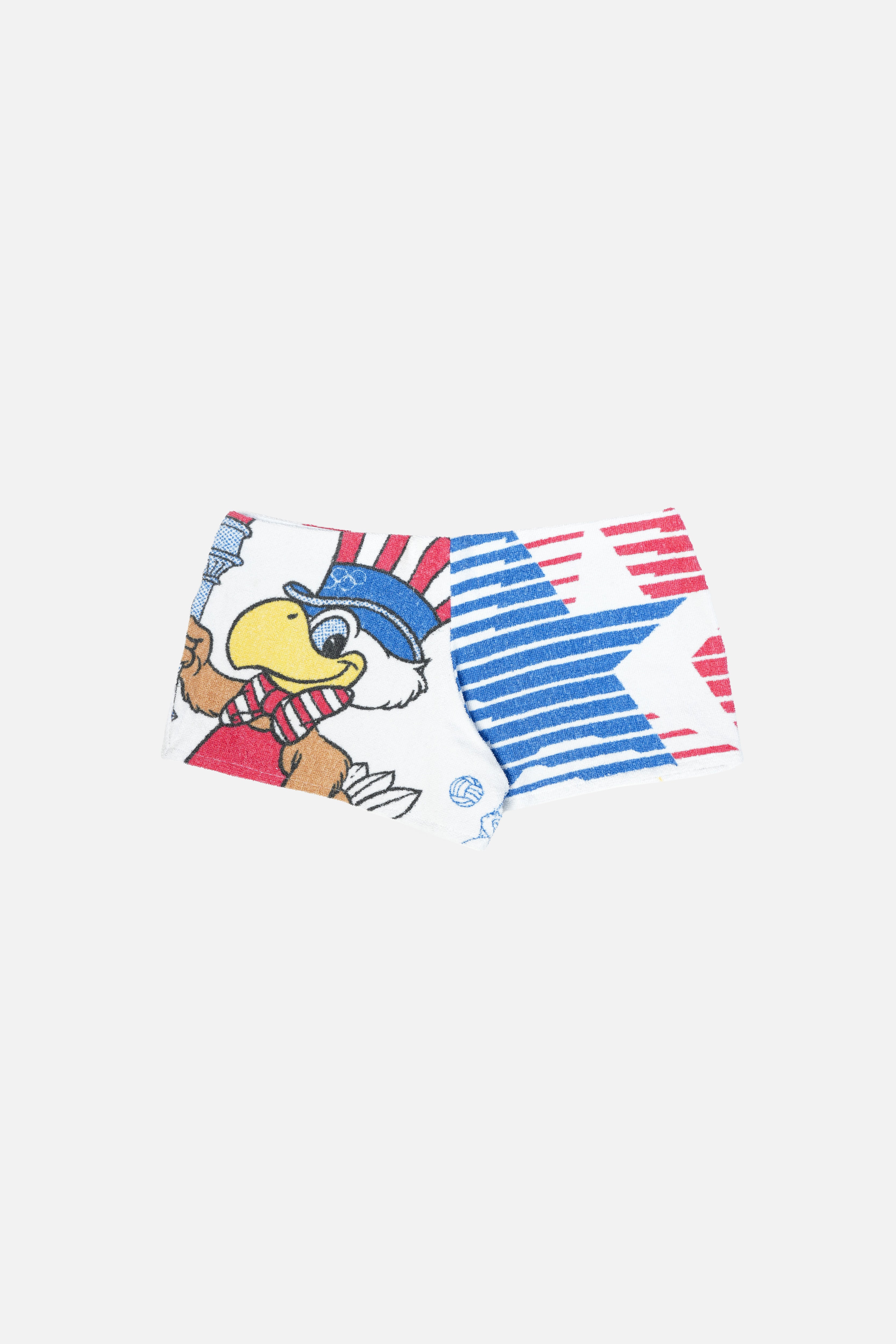 Towel Upcycled Mini Shorts — LA 1984