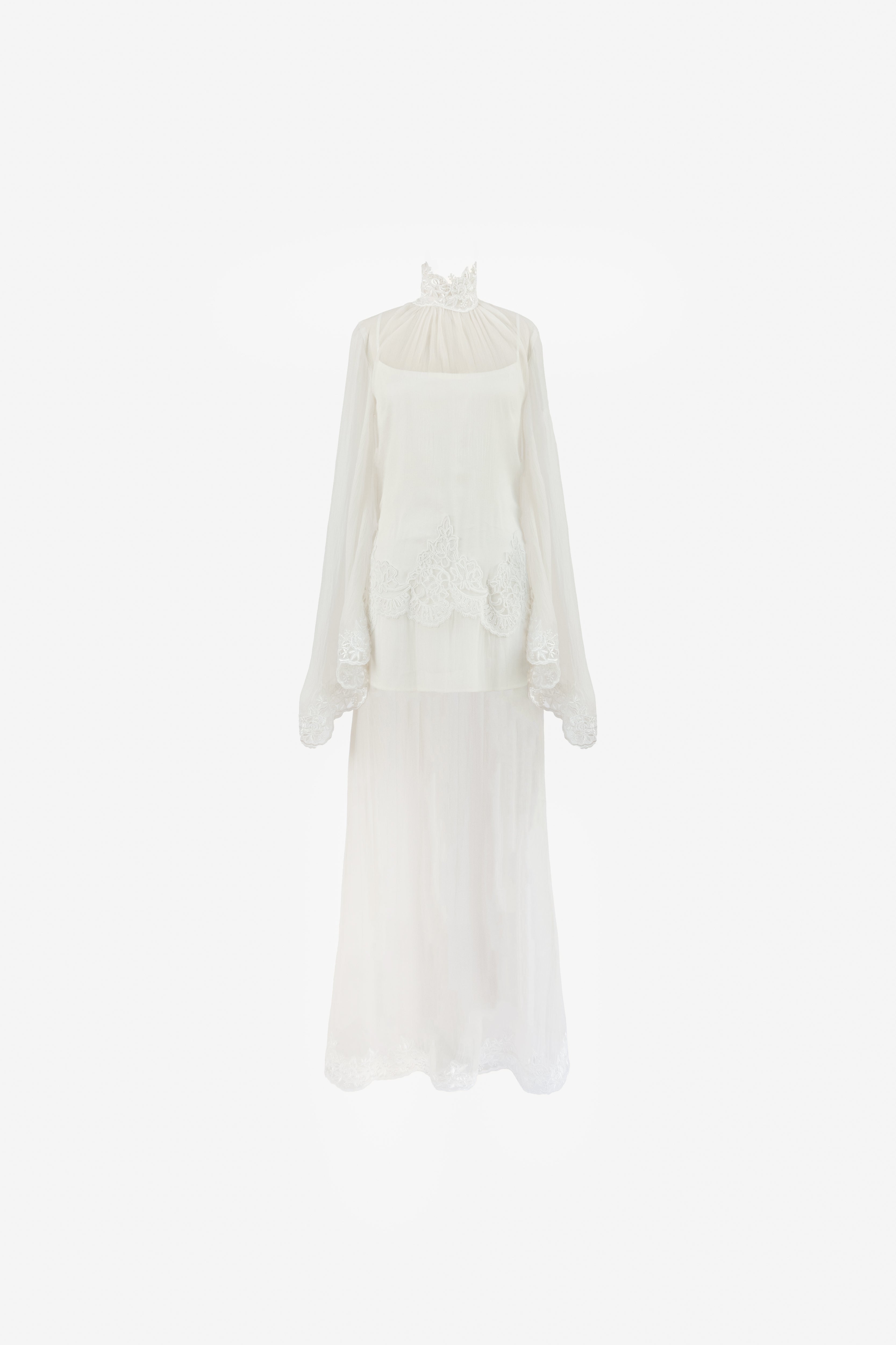 Liz Organza Dress — Ivory
