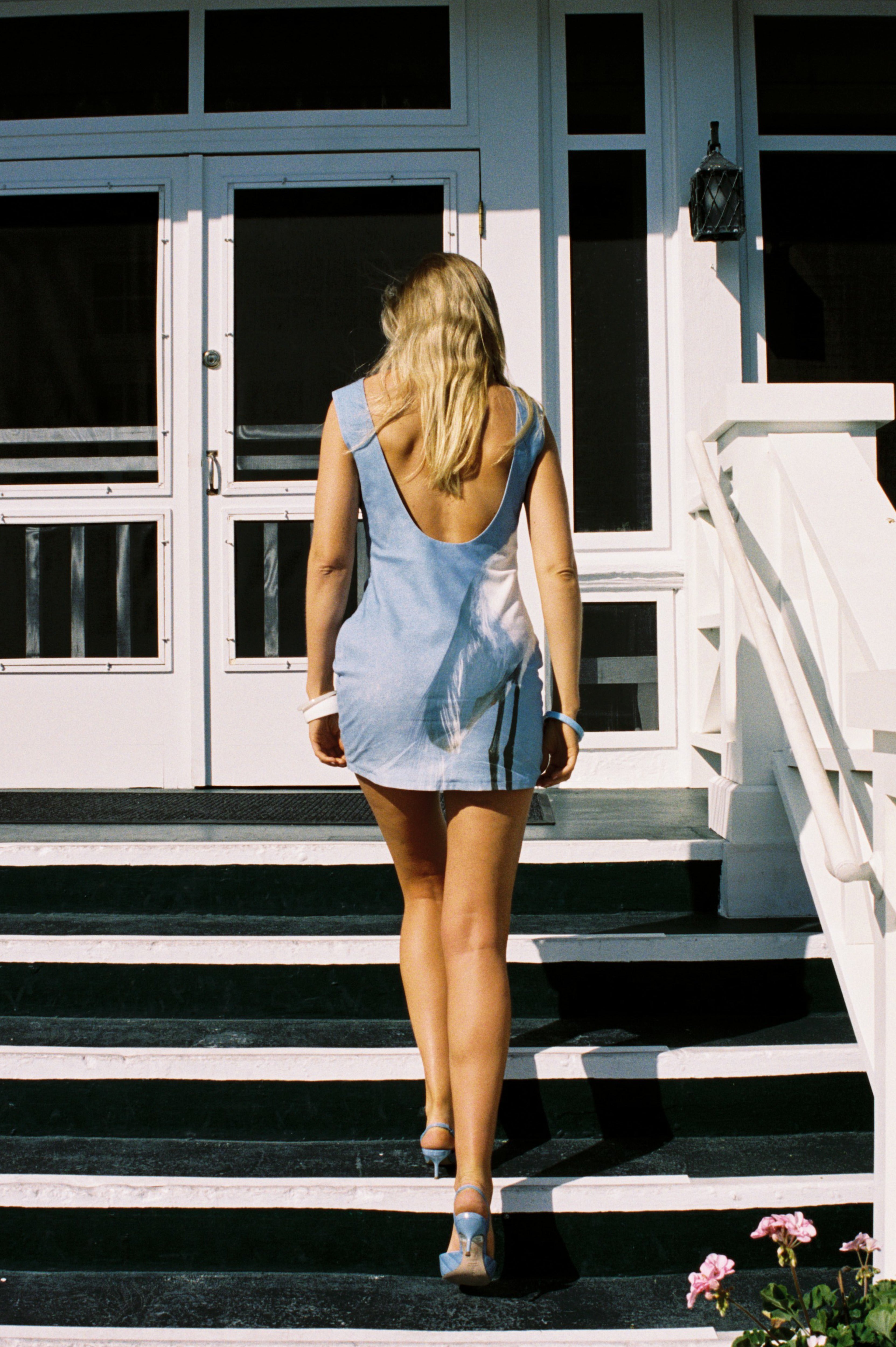 Chloe Linen Dress — Heron