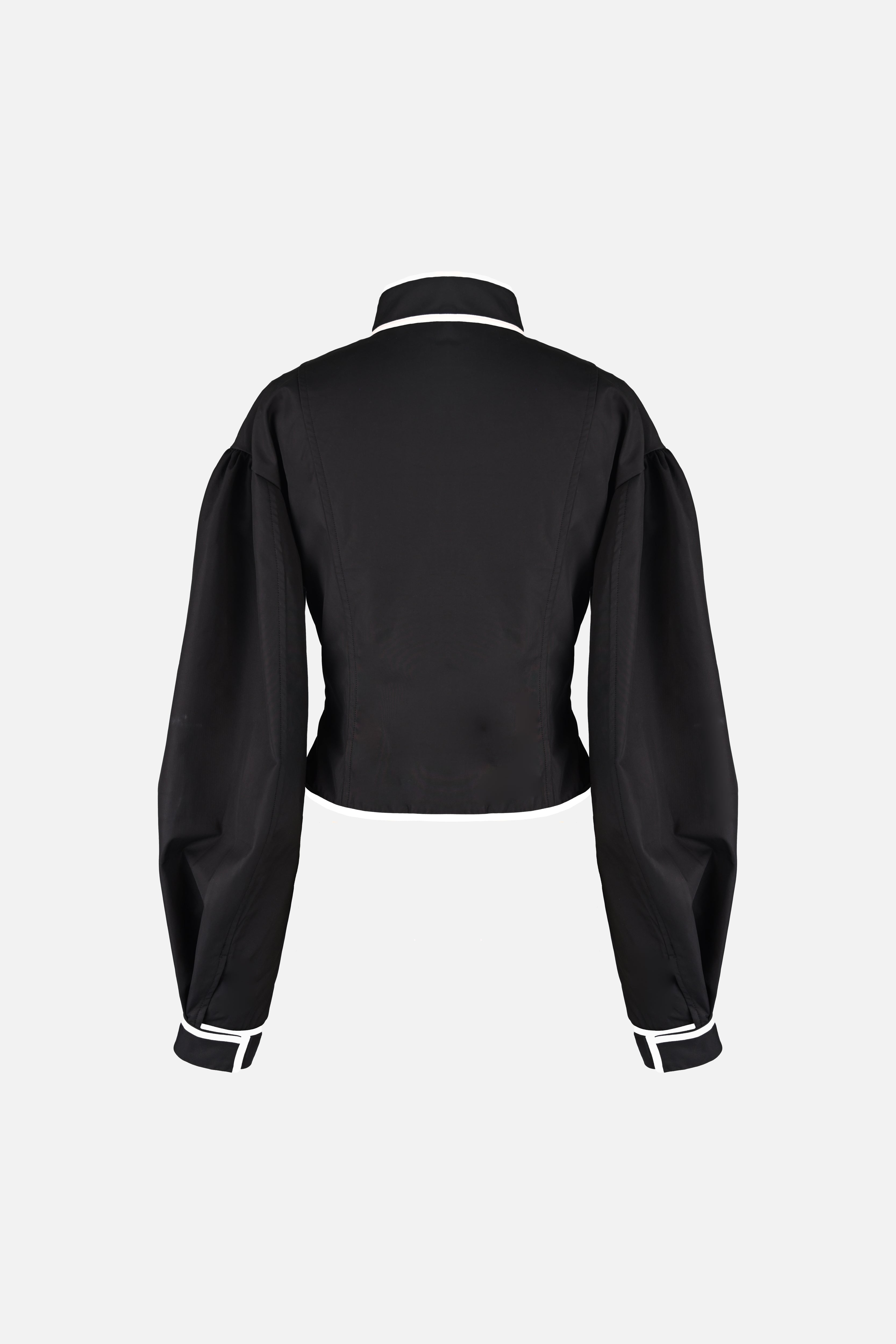 Mindy Cotton Jacket — Black