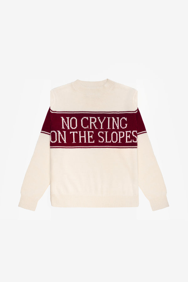 No Crying Slopes Knit