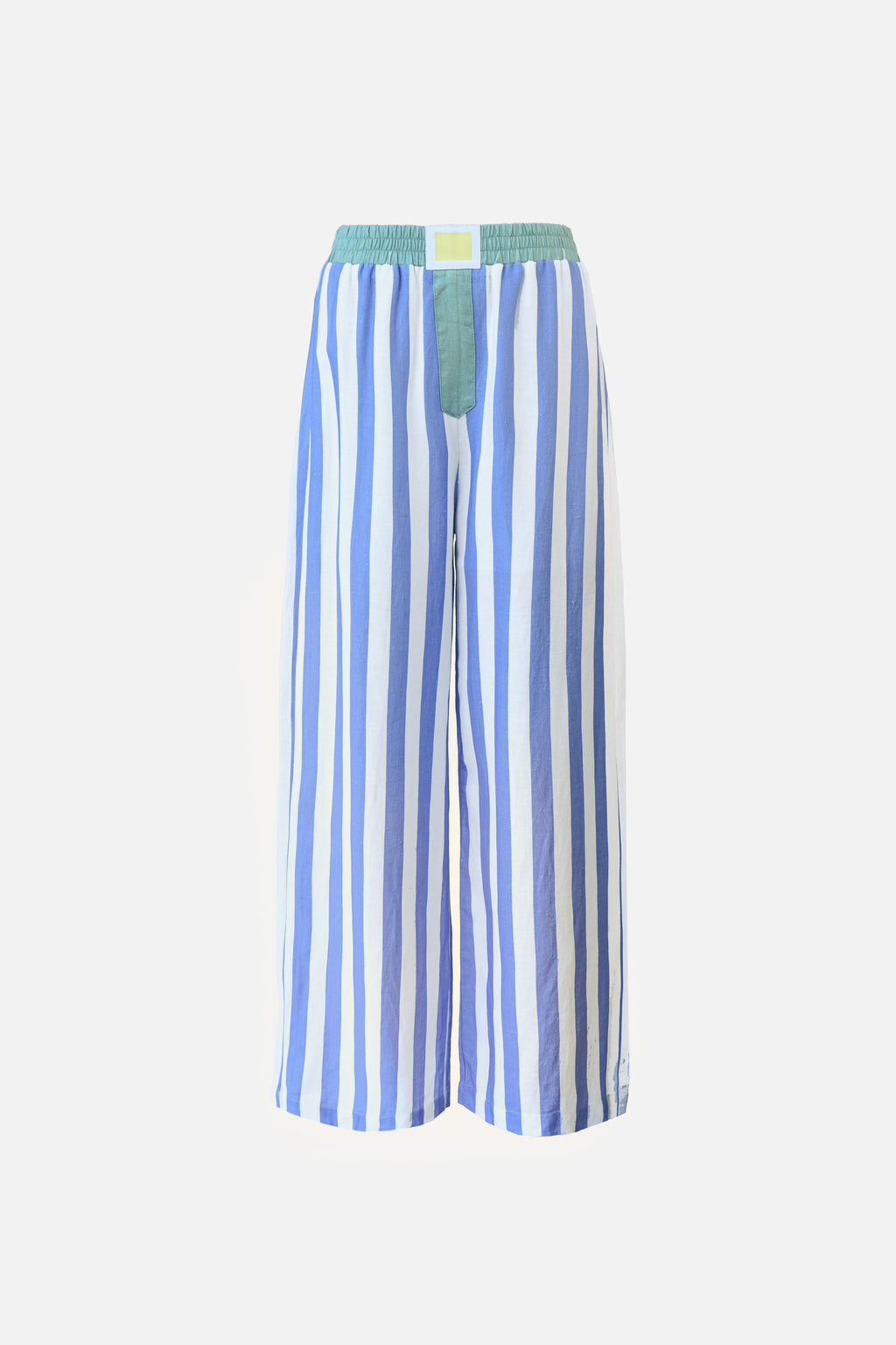 Yellow The Label Nic Linen Boxer Pants