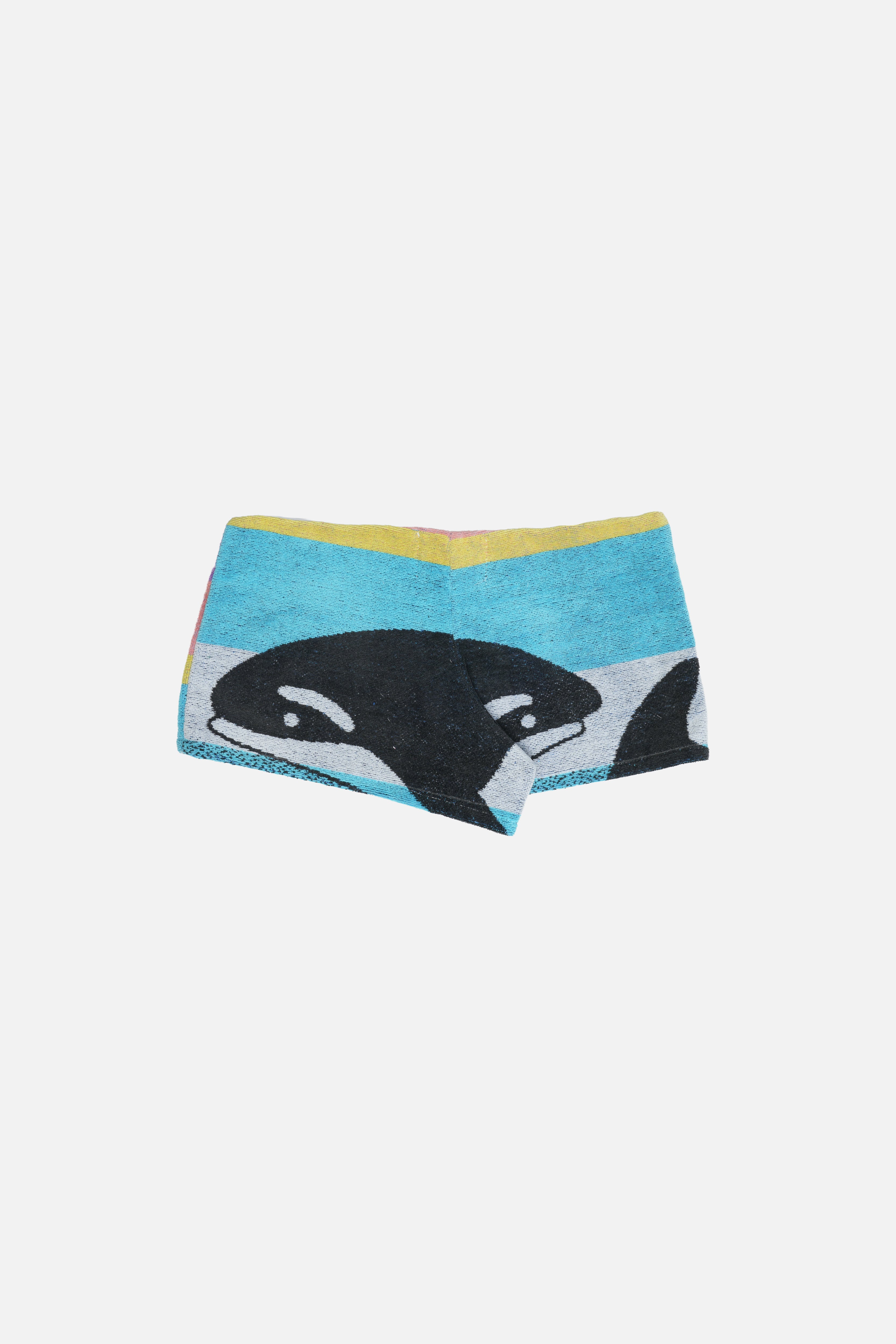 Towel Upcycled Mini Shorts — Pod Sunset